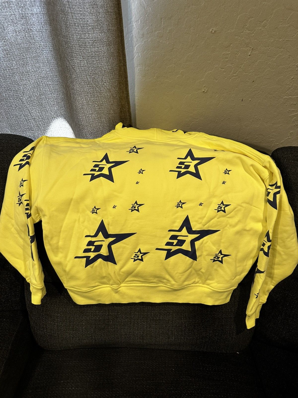 Sp5der Sp5der 55Star Yellow Hoodie Size L New Size US L / EU 52-54 / 3 - 2 Thumbnail