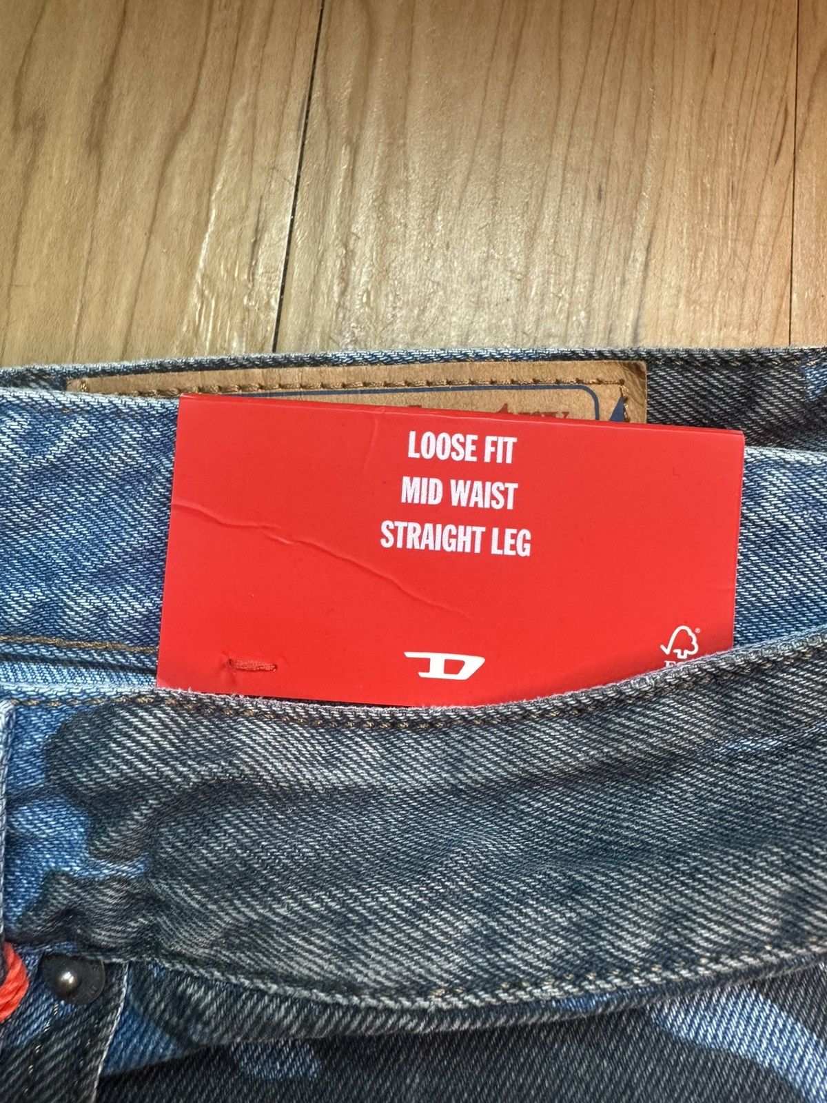 Diesel New Baggy Diesel Denim Size US 32 / EU 48 - 7 Thumbnail