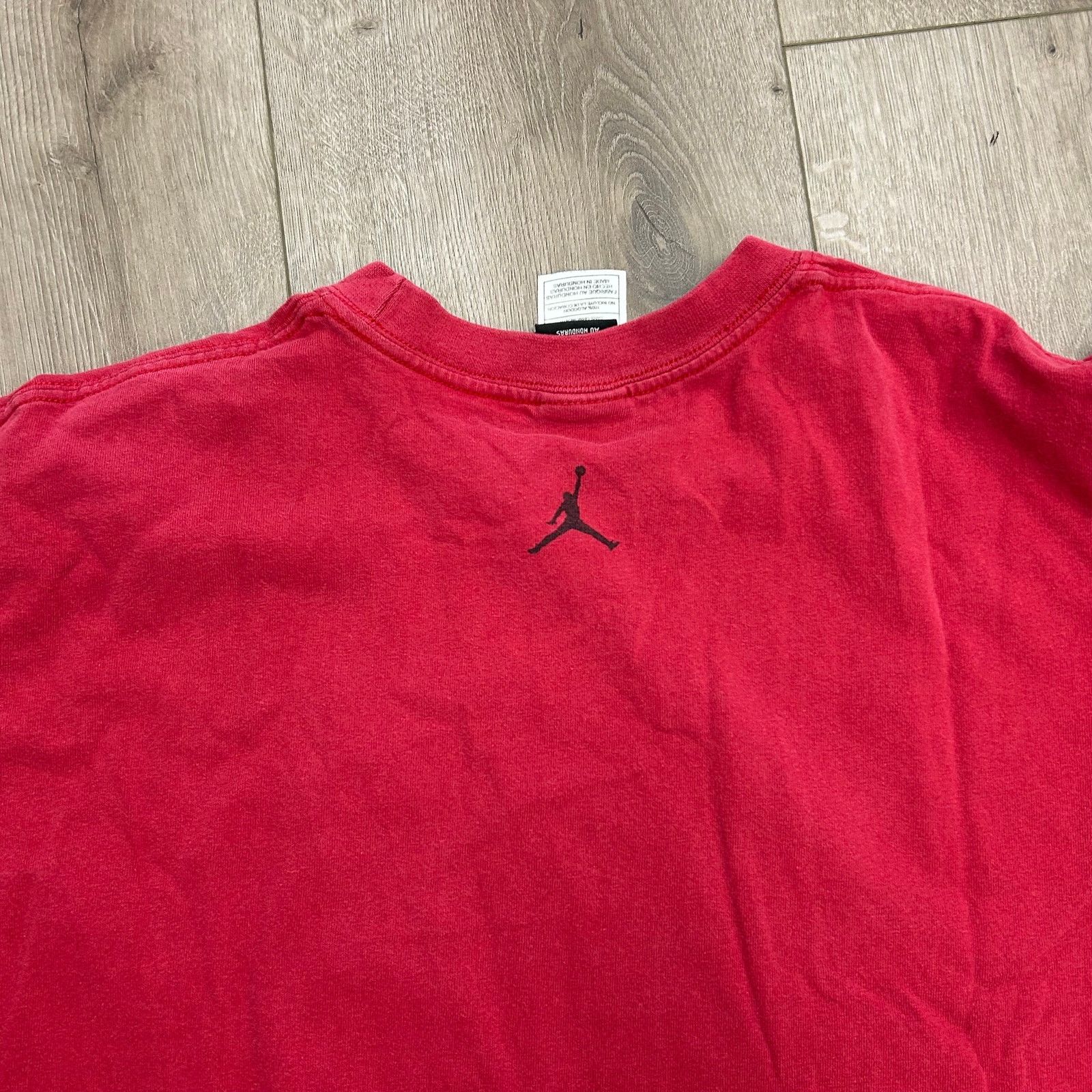 Jordan Brand Nike Air Jordan Jumpman Fly Tee T Shirt Size Large L Red B14 Size US L / EU 52-54 / 3 - 2 Thumbnail