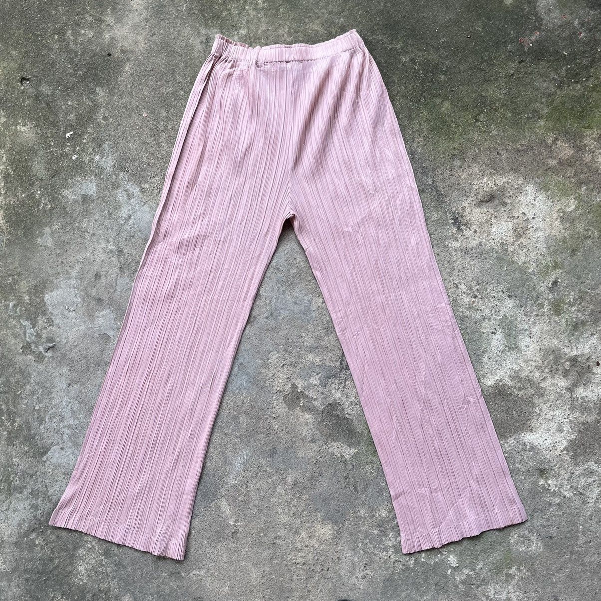 Japanese Brand × Pleats Please Issey Miyake × Vintage Pleats please trousers pants Size 30" / US 8 / IT 44 - 3 Thumbnail