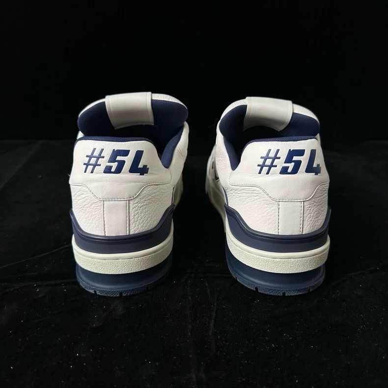 Louis Vuitton Louis Vuitton Trainer white and blue matching board shoes Size US 10 / EU 43 - 9 Thumbnail