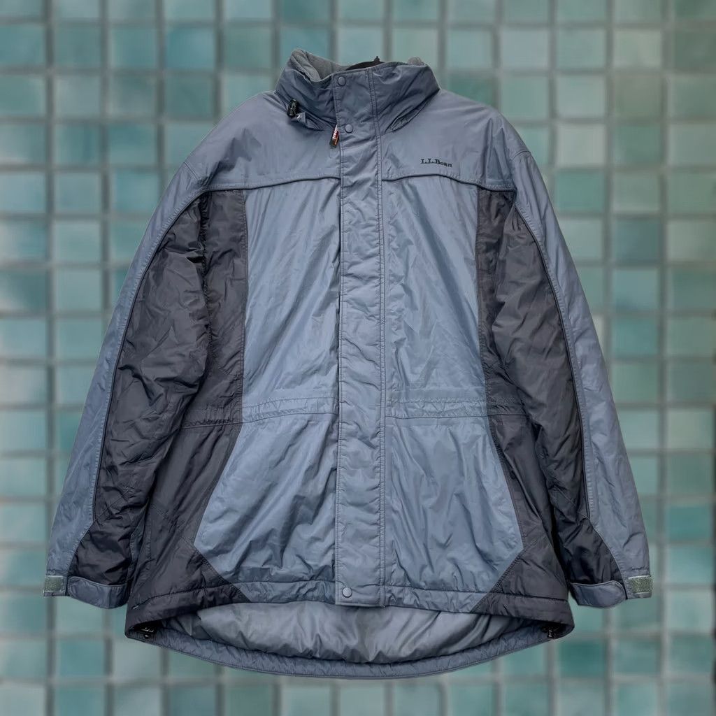 Vintage VINTAGE LL Bean Jacket Mens Large Blue Primaloft Coat Nylon Pockets Full Zip 90s Outdoor USA Mens Size US L / EU 52-54 / 3 - 1 Thumbnail