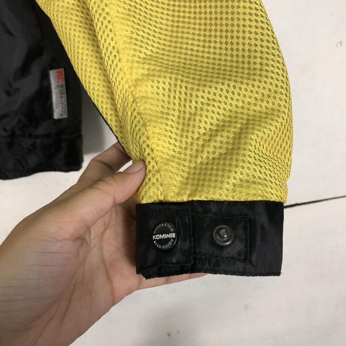 Japanese Brand 🔥VINTAGE BIKER JACKET MOTORCYCLE KOMINE PADDING SAFEY CARGO Size US L / EU 52-54 / 3 - 17 Thumbnail