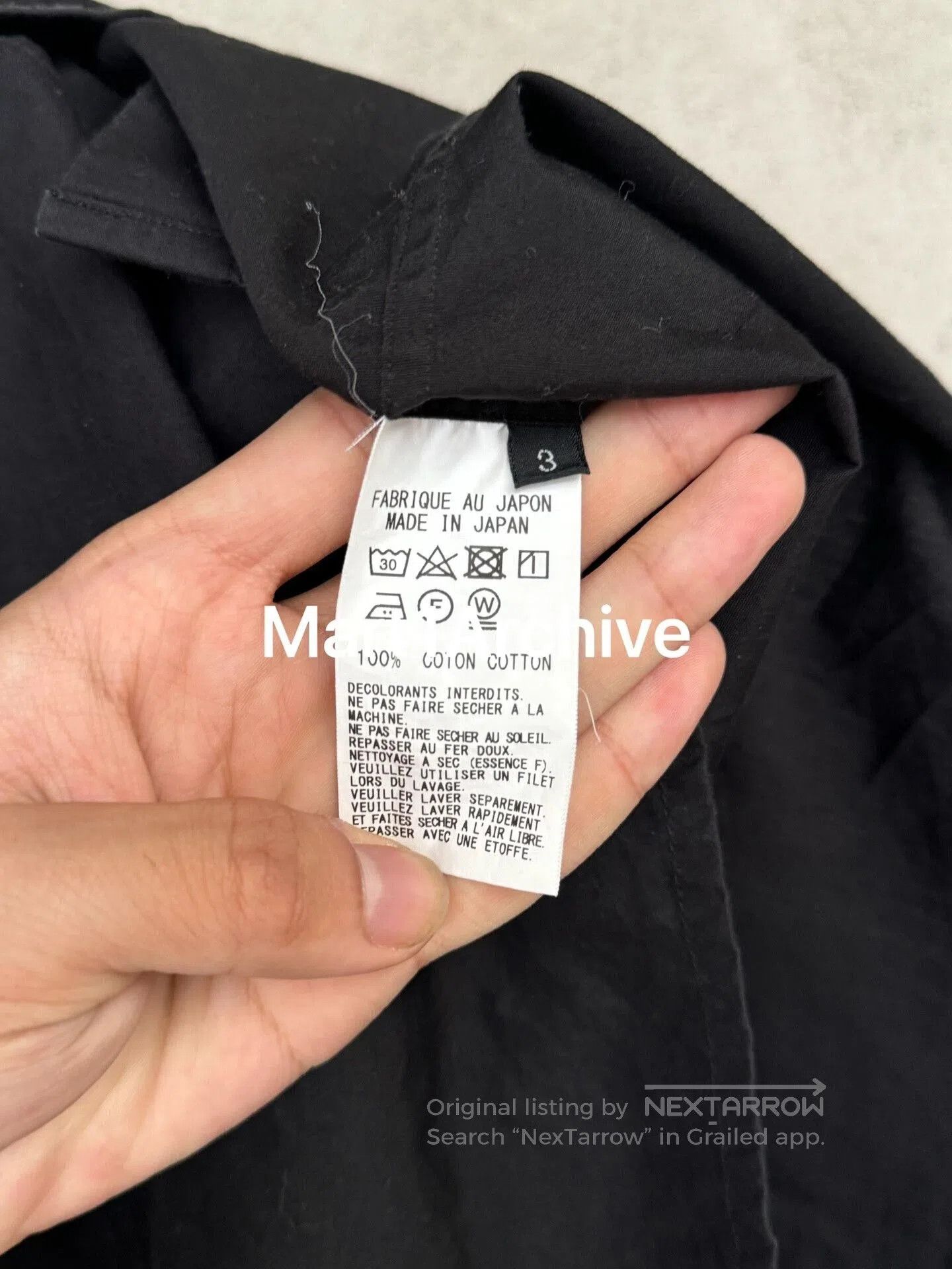 Yohji Yamamoto Yohji Yamamoto S'yte Red Crow Shirt. Size US L / EU 52-54 / 3 - 5 Thumbnail