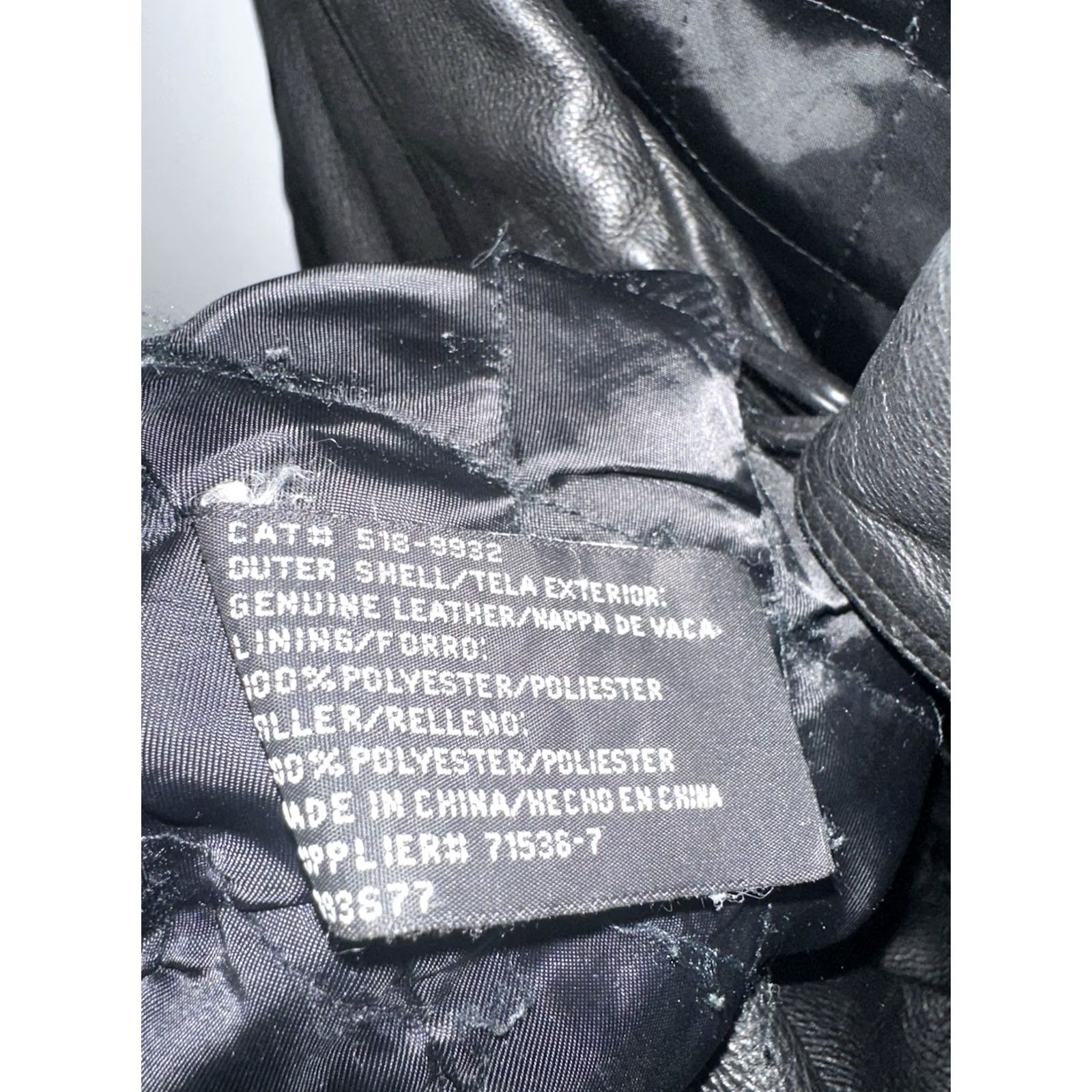 Ferrari VTG J Ferrar Black Leather Coat 3XLT Heavy Quilted Lined Overcoat Mens Coat Size US XXL / EU 58 / 5 - 6 Thumbnail