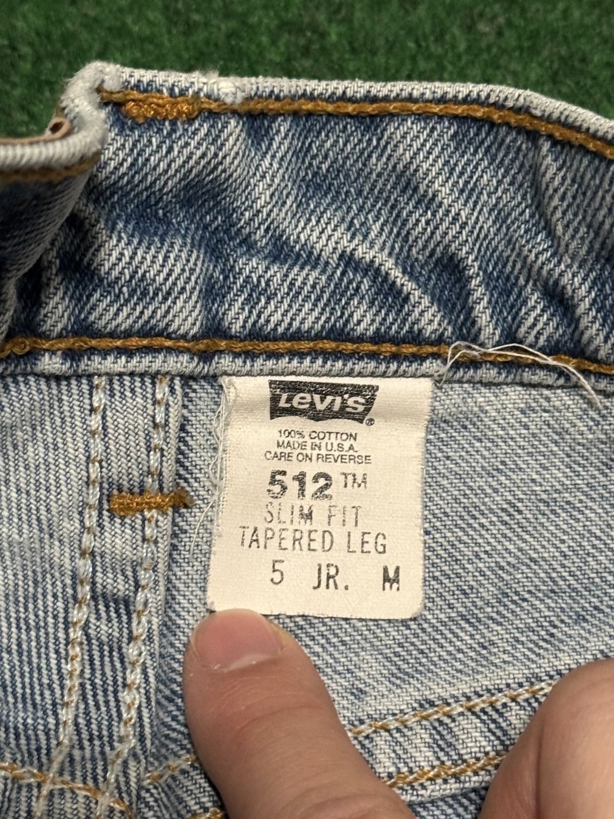 Levi's Vintage Clothing Vintage 90s Levi’s 512 Slim Fit 5 26x30 Light Wash Jeans Size 26" / US 2 / IT 38 - 4 Thumbnail