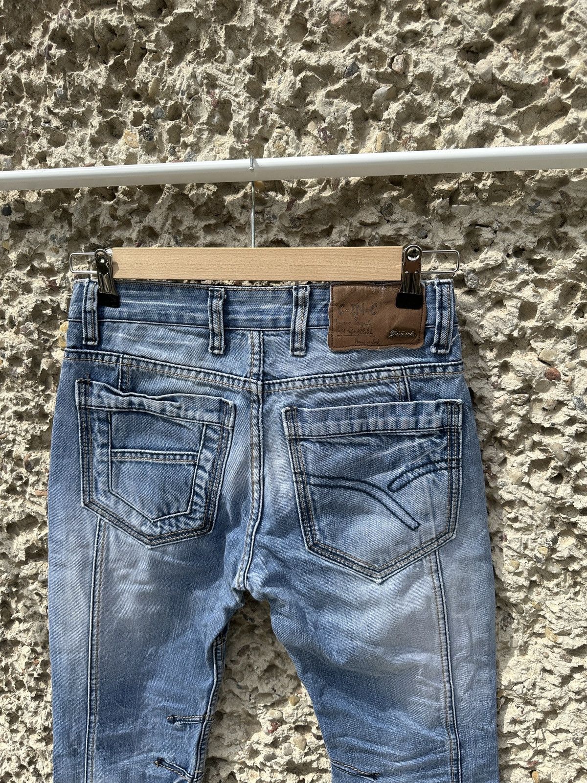 Vintage Vintage baby blue denim jeans Size US 29 - 6 Thumbnail