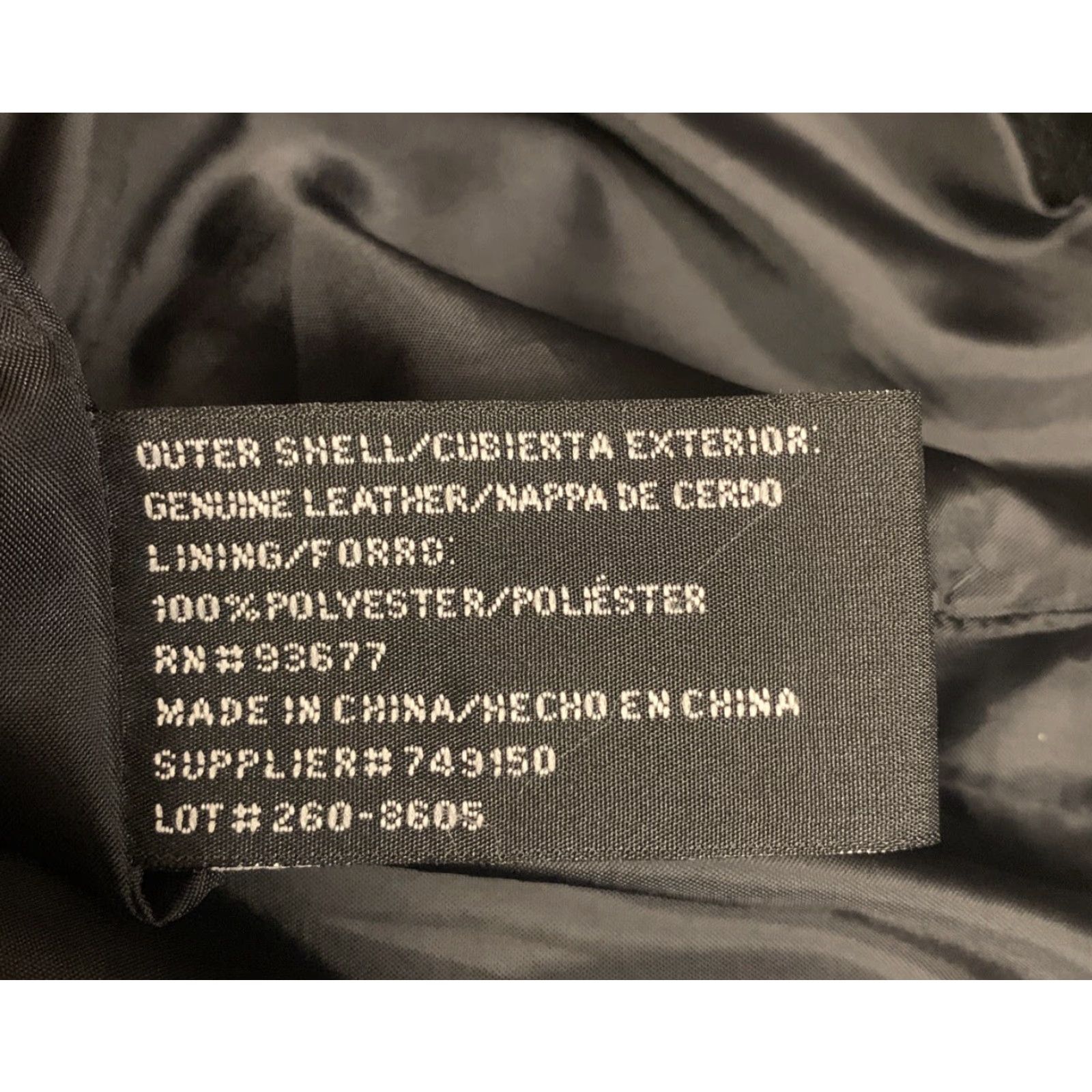 Worthington Worthington Women Large Black Leather Jacket Belted Full Zip Lined | Regular Size | 31" Length | Pockets | Fall Spring Winter | Couture Classic Style Size L / US 10 / IT 46 - 8 Thumbnail