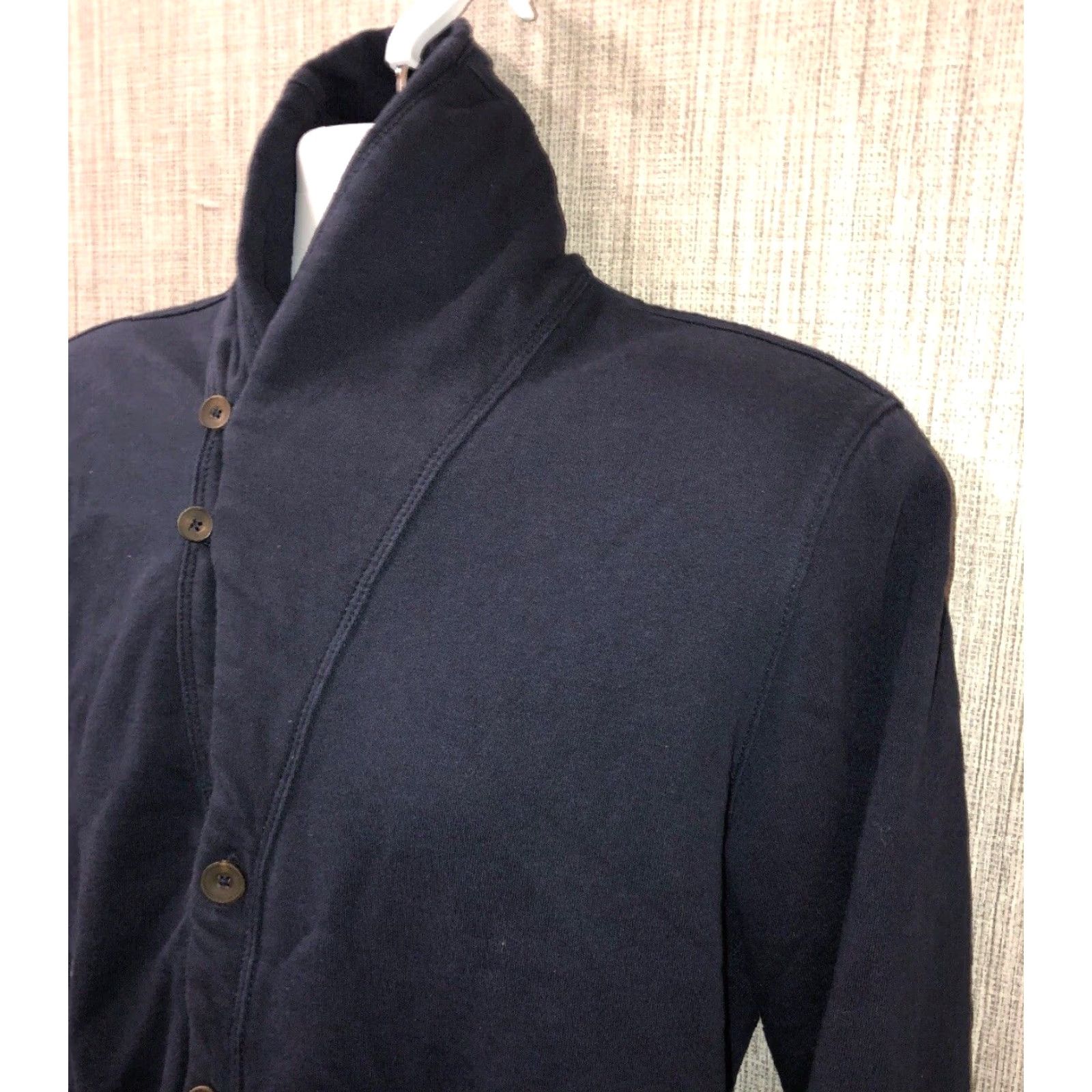 Polo Ralph Lauren VINTAGE Polo Ralph Lauren Sweater Men Size Medium Navy Blue Cotton Casual M Size US M / EU 48-50 / 2 - 2 Thumbnail