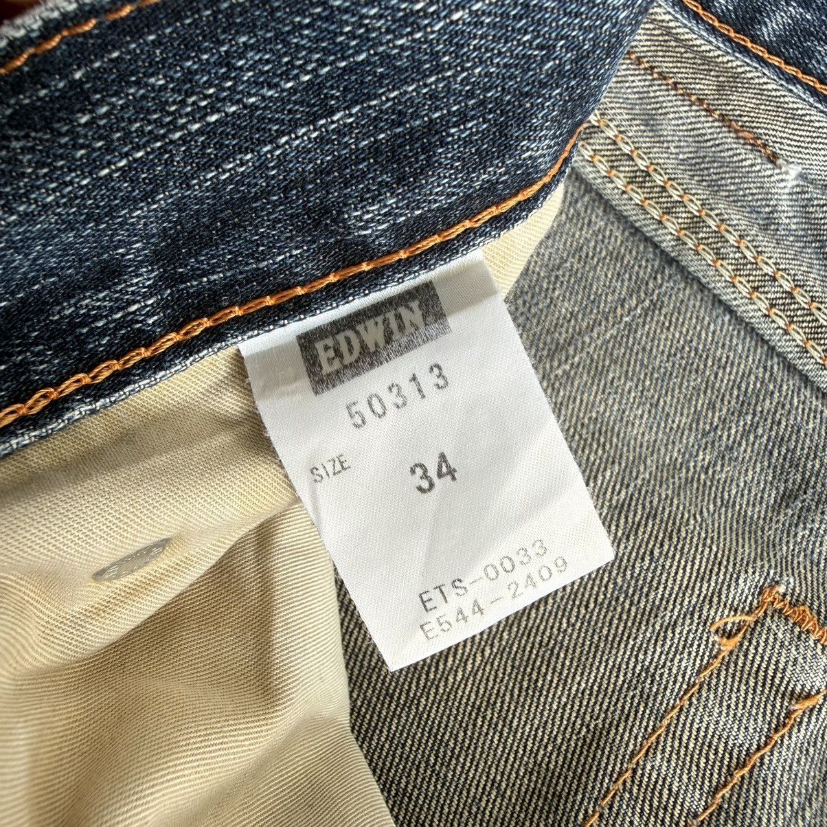 Edwin W36 Vintage Edwin Faded Mud Wash Denim Jean Pants Size US 36 / EU 52 - 10 Thumbnail