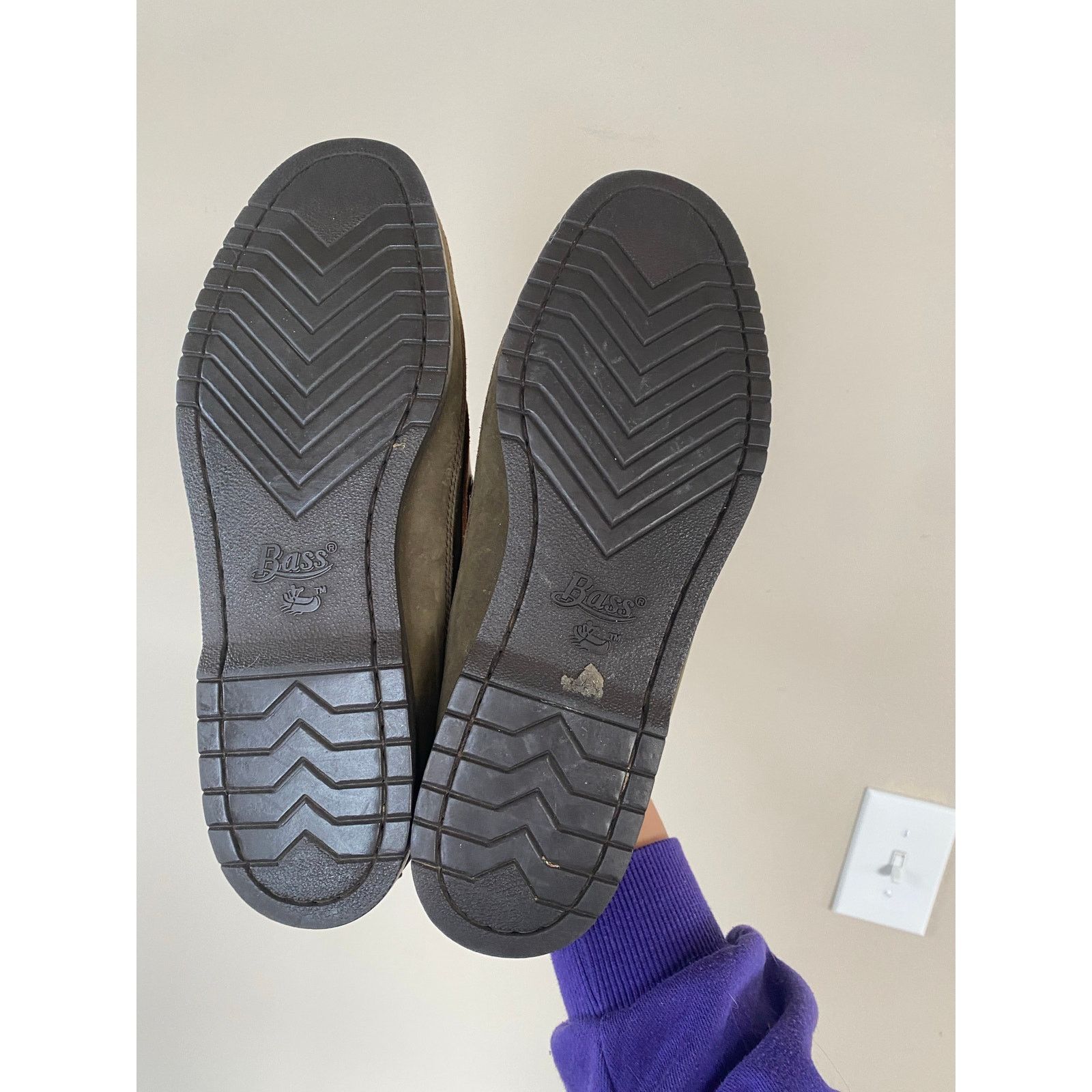 G.H. Bass & Co. GH Bass Co Boat Dock Shoes Size 10.5 Leather Slip-On Lace Up Size US 10.5 / EU 43-44 - 4 Thumbnail