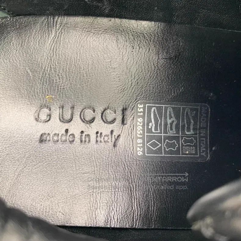 Gucci Gucci Black logo tie-up casual flat sneakers Size US 8 / IT 38 - 7 Thumbnail