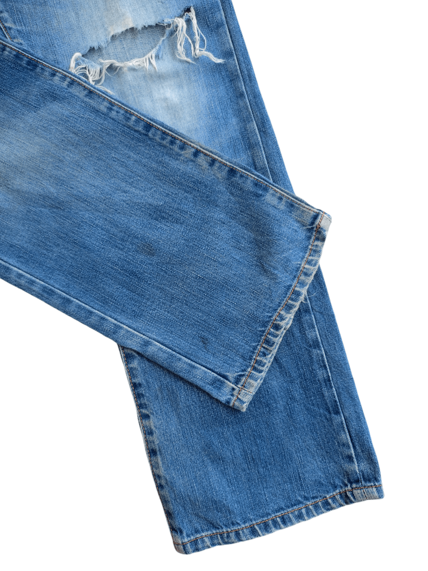 Gap × Vintage GAP 1969 Distressed Vintage Streetwear Men's Jean Size US 31 - 17 Thumbnail