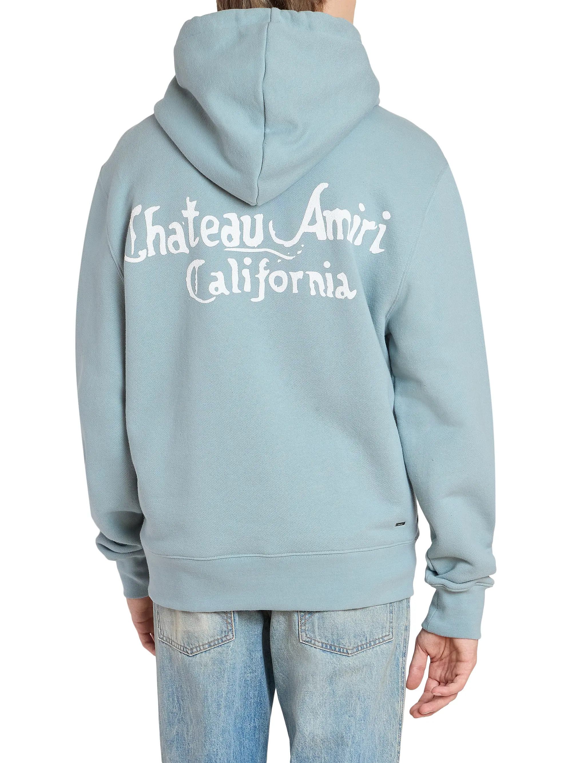 Amiri os11x0526 MA Chateau Full-Zip Hoodie in Blue Size US M / EU 48-50 / 2 - 5 Thumbnail