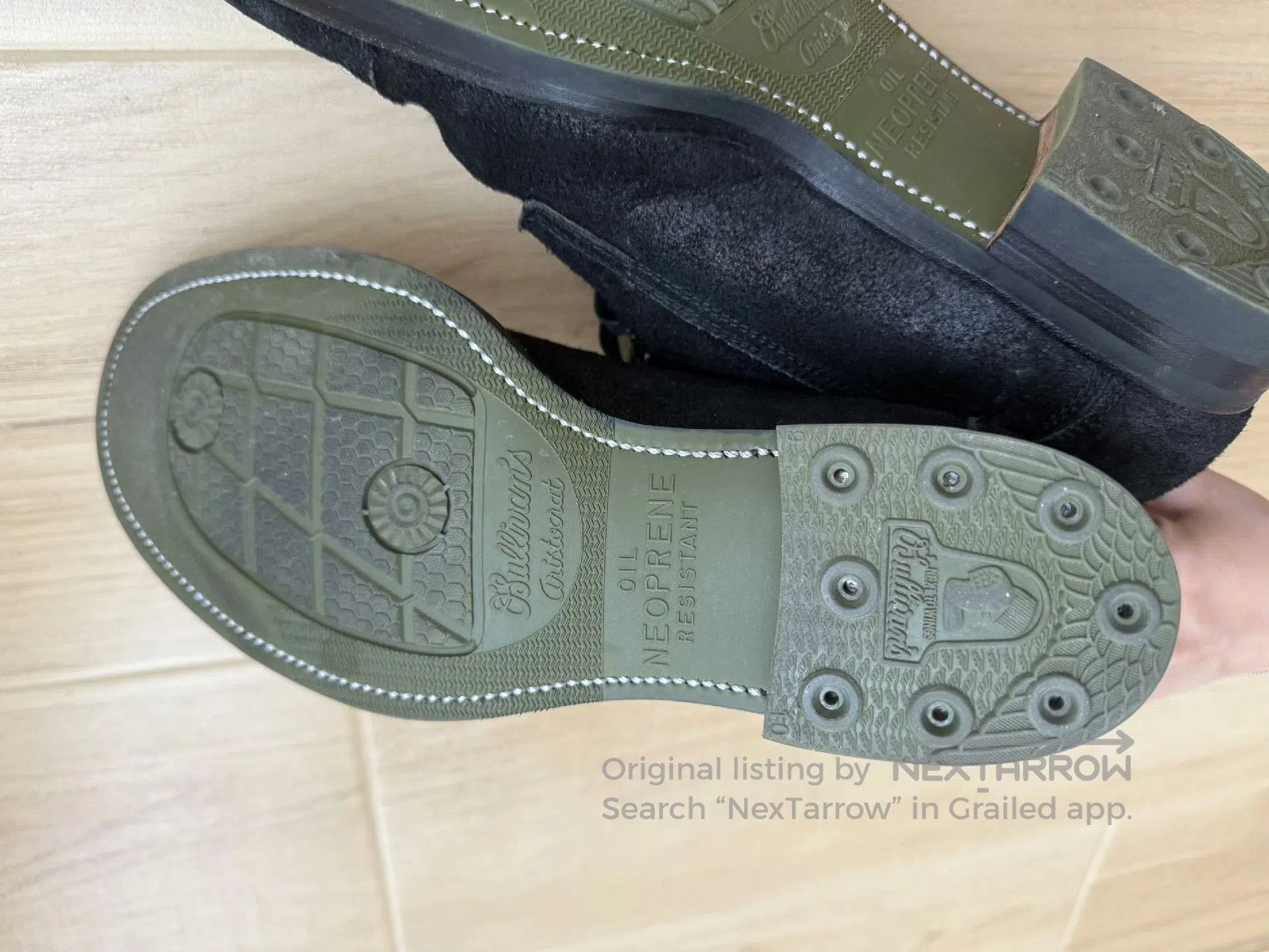 Clench CLINCH Conrad Suede Horsehide Paratrooper Boots. Size US 8 / EU 41 - 9 Thumbnail