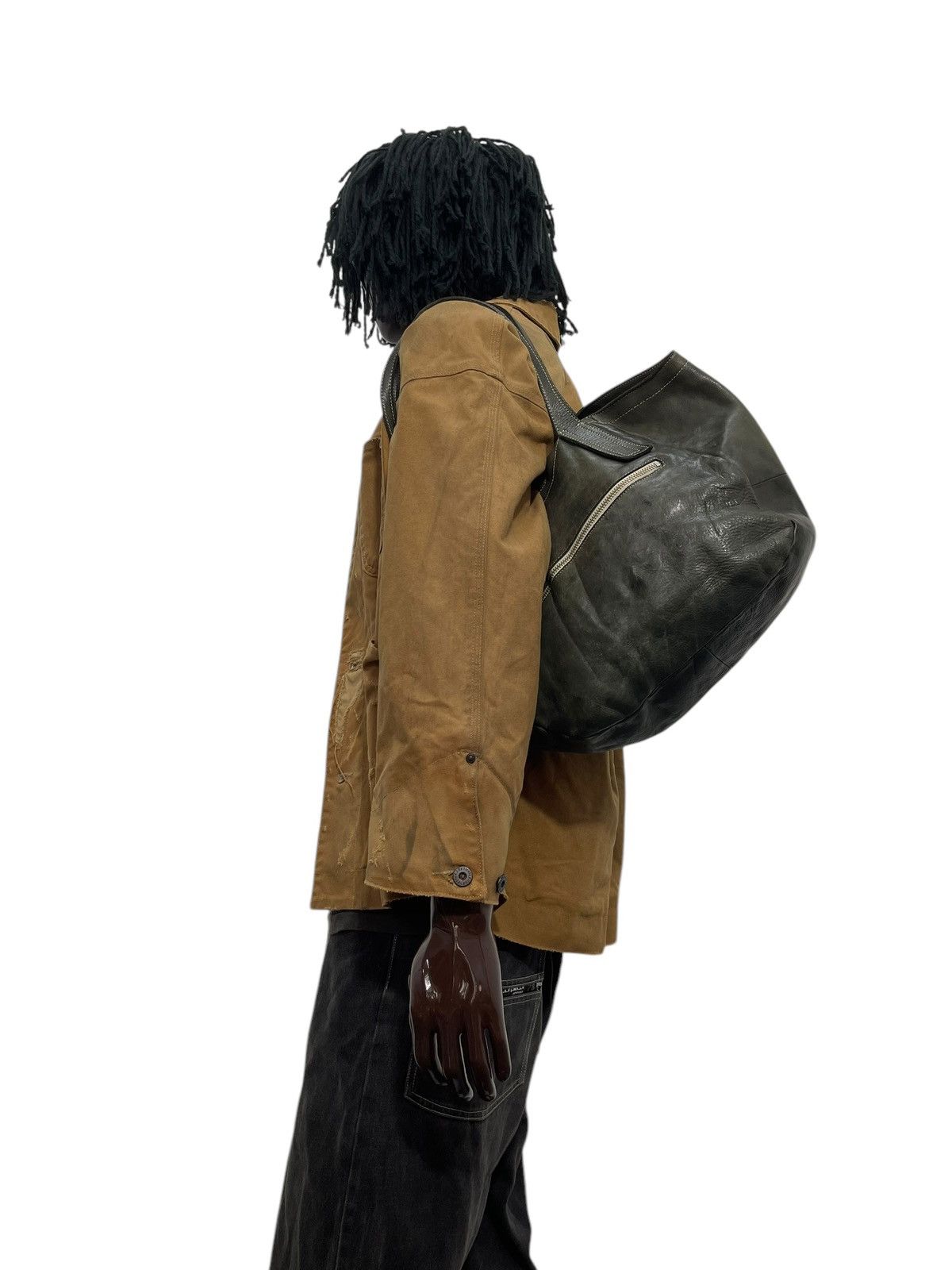 Genuine Leather Full Leather Patina Lily Japan Tote Shoulder Bag 1🟩8 Size ONE SIZE - 2 Thumbnail