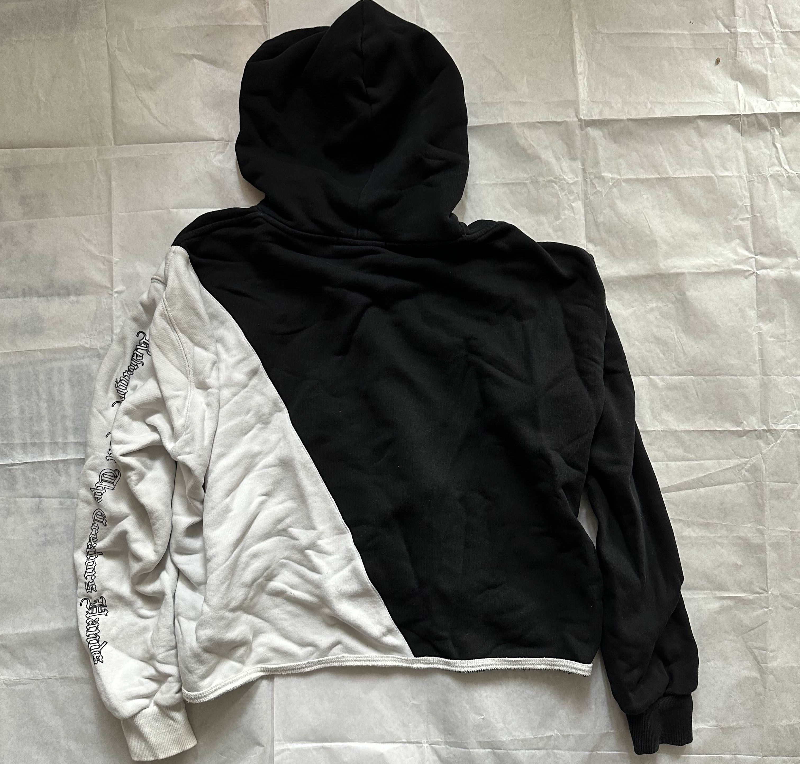 Revenge Revenge Black/White Split Hoodie Size US S / EU 44-46 / 1 - 2 Thumbnail