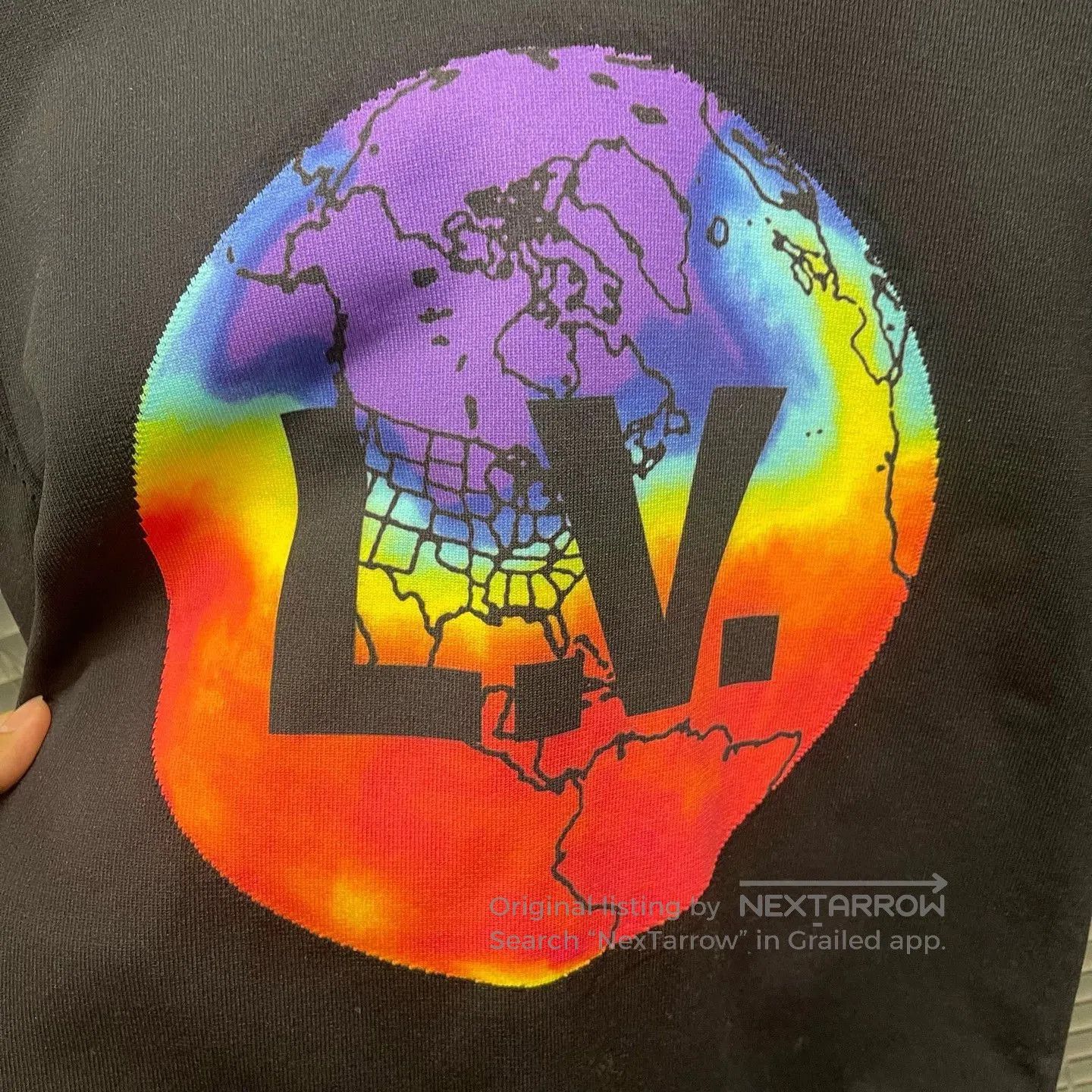 Louis Vuitton Black Long Sleeve Graphic Print Top. Size US S / EU 44-46 / 1 - 4 Thumbnail