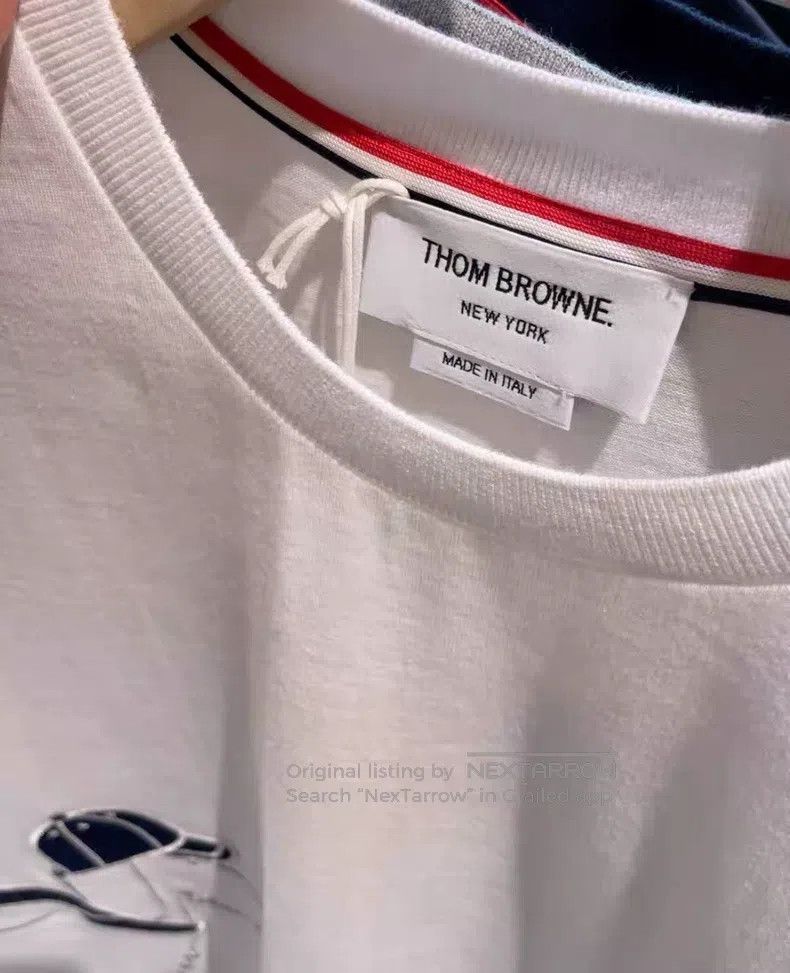 Thom Browne Thom Browne Female puppy embroidered short sleeve T-shirt Size S / US 4 / IT 40 - 7 Thumbnail