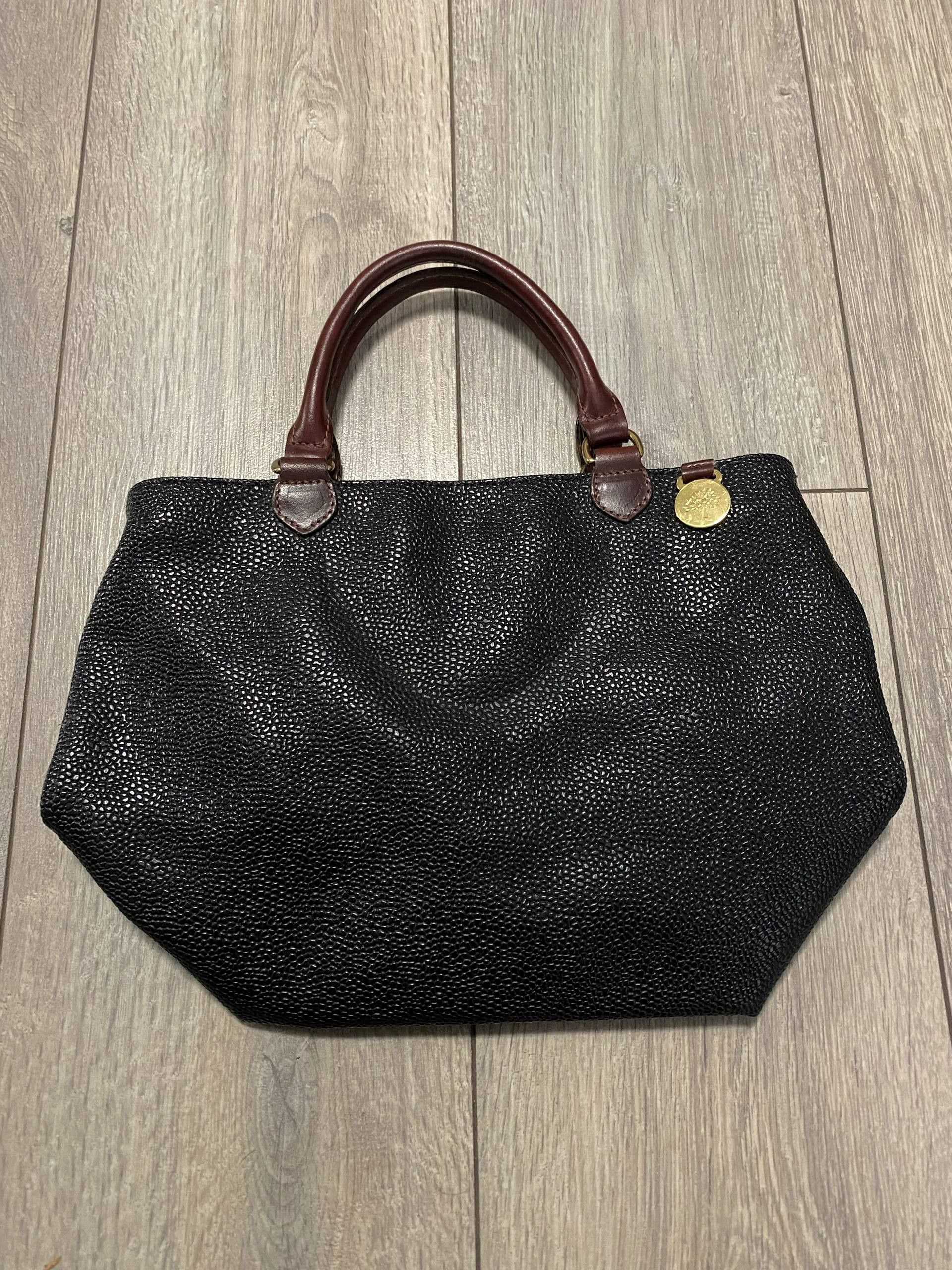 Mulberry Mulberry Handbag Vintage Hellier Classic Scotchgrain Leather Size ONE SIZE - 3 Thumbnail