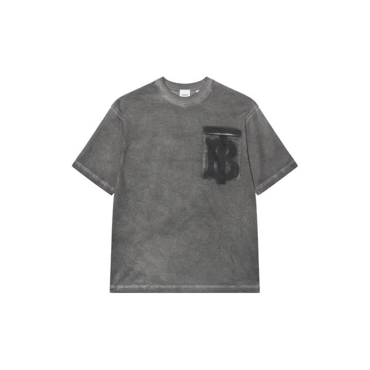 Burberry Burberry Gray Oversized Short Sleeve T-Shirt Size US M / EU 48-50 / 2 - 1 Thumbnail
