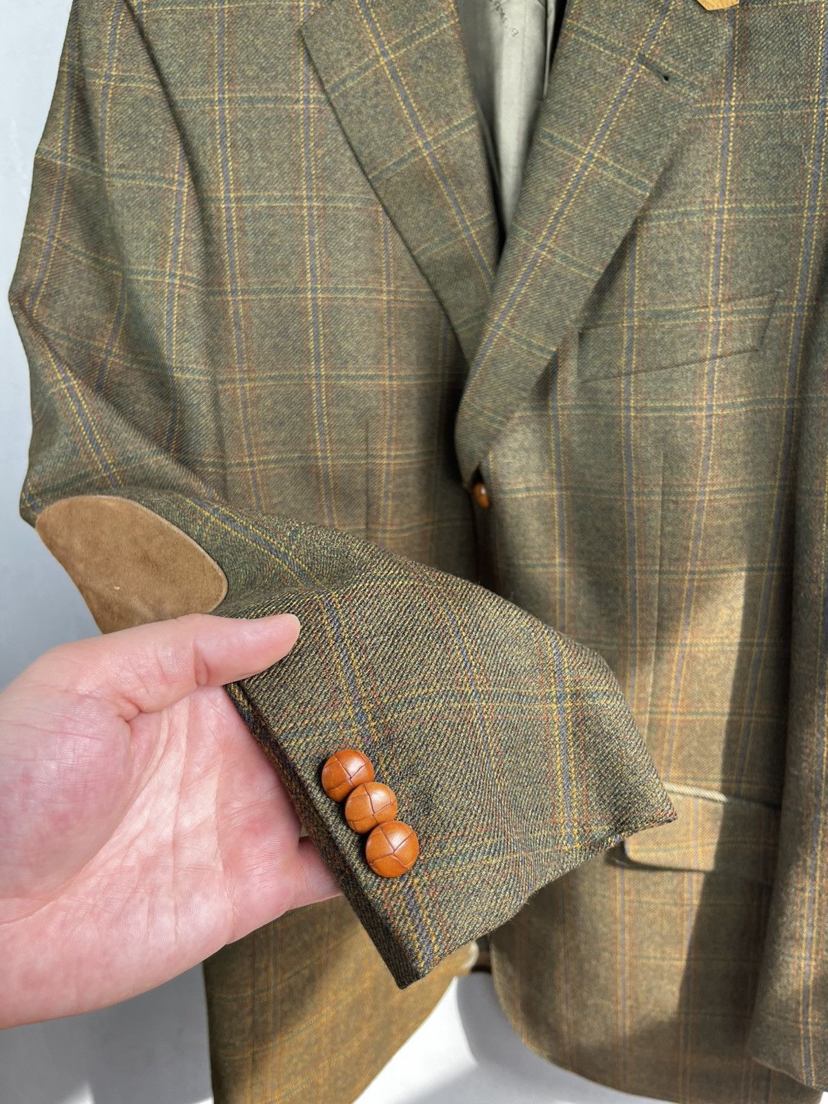Burberry × Lucky Brand × Vintage Burberry blazer jacket vintage Size 52R - 4 Thumbnail