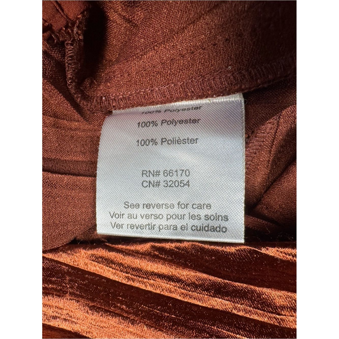 Anthropologie Anthropologie Guapa Naomi Pleated Metallic Pants In Rust Si Size 42" / US 20 - 7 Thumbnail