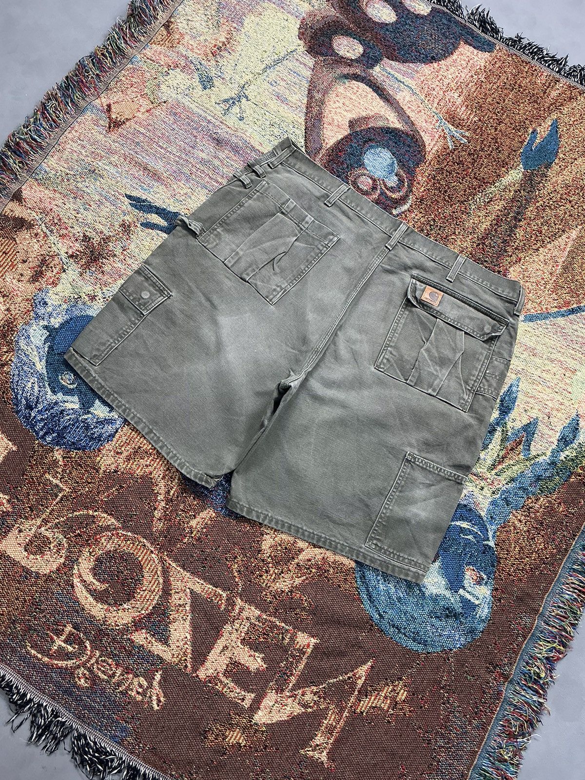 Carhartt Vintage Carhartt B81 MOS cargo denim short Size US 42 / EU 58 - 10 Thumbnail