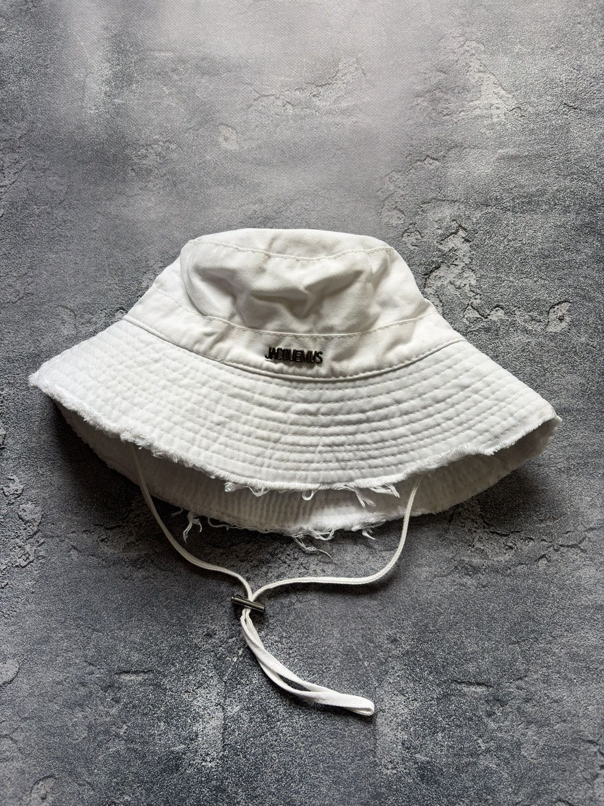 Jacquemus Jacquemus Le Bob Artichaut Luxury White Bucket Hat OS Size ONE SIZE - 1 Thumbnail