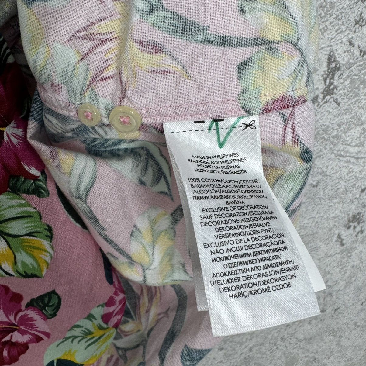 Ralph Lauren Ralph Lauren Shirt Pink Floral Hawaiian Camp Aloha Tropical Size US L / EU 52-54 / 3 - 7 Thumbnail