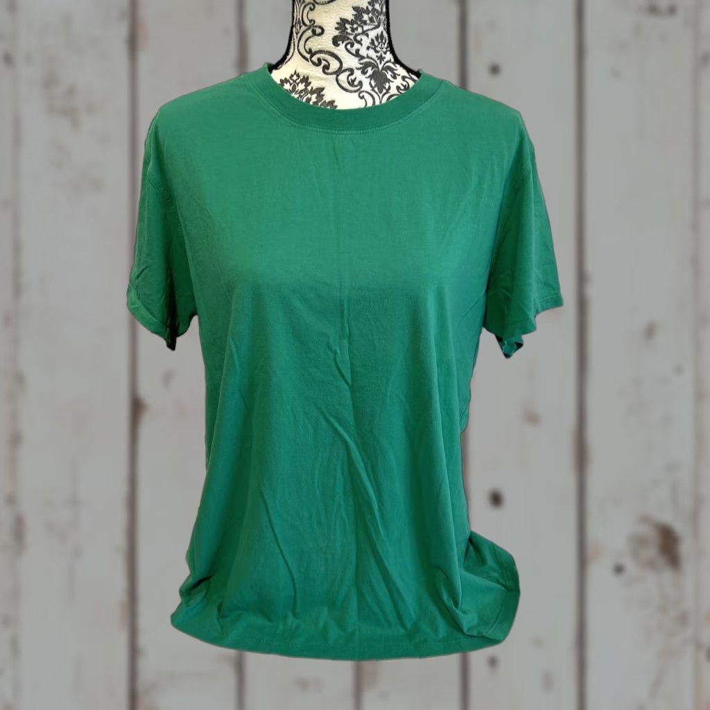 Lululemon Lululemon Women's 8 T-Shirt Green Classic Fit Cotton Blend LW3FU1S Size M / US 6-8 / IT 42-44 - 1 Thumbnail