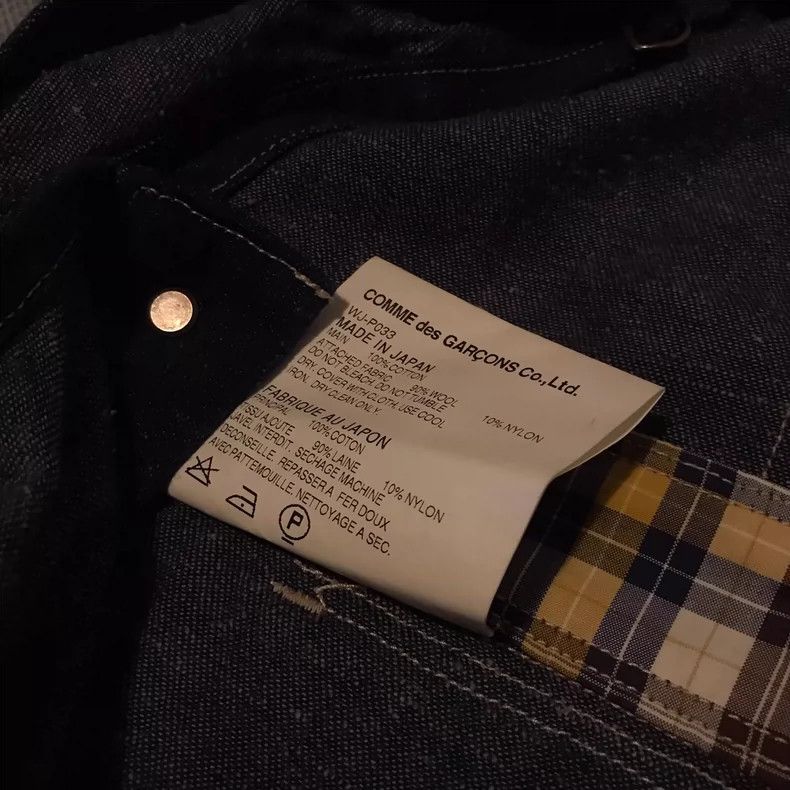 Junya Watanabe Junya watanabe SizeXS Stitched denim bib pants Size US 27 - 7 Thumbnail