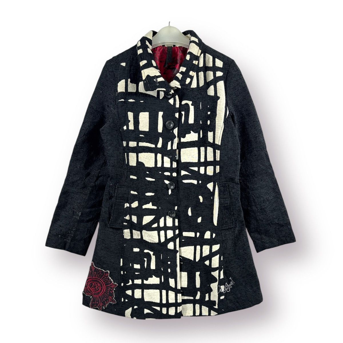 Desigual 🔥 Desigual Art Of Spanish Designer Long Coat Size S / US 4 / IT 40 - 1 Thumbnail