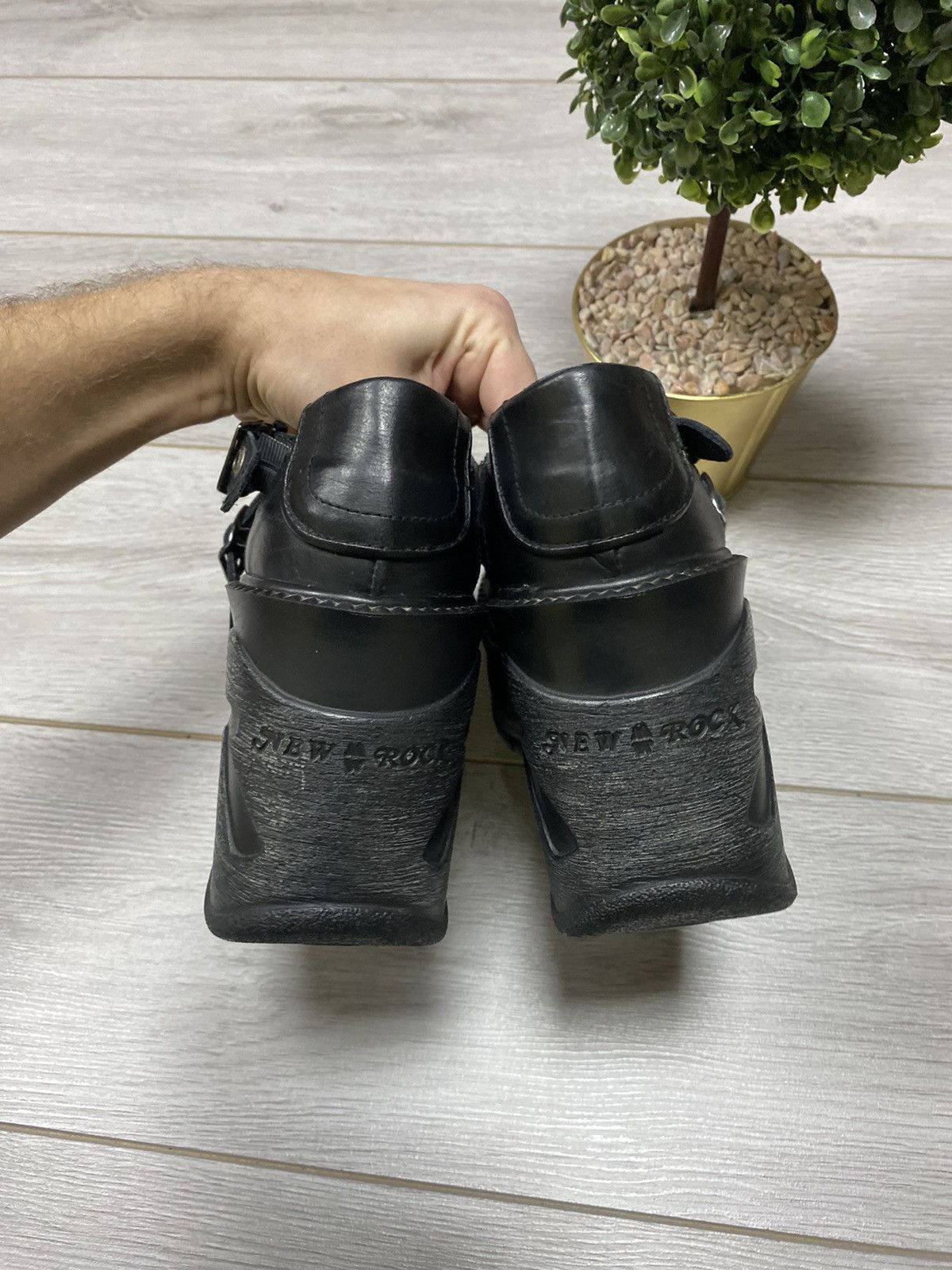 New Rock New Rock leather high boots sandals Size US 9 / IT 39 - 3 Thumbnail