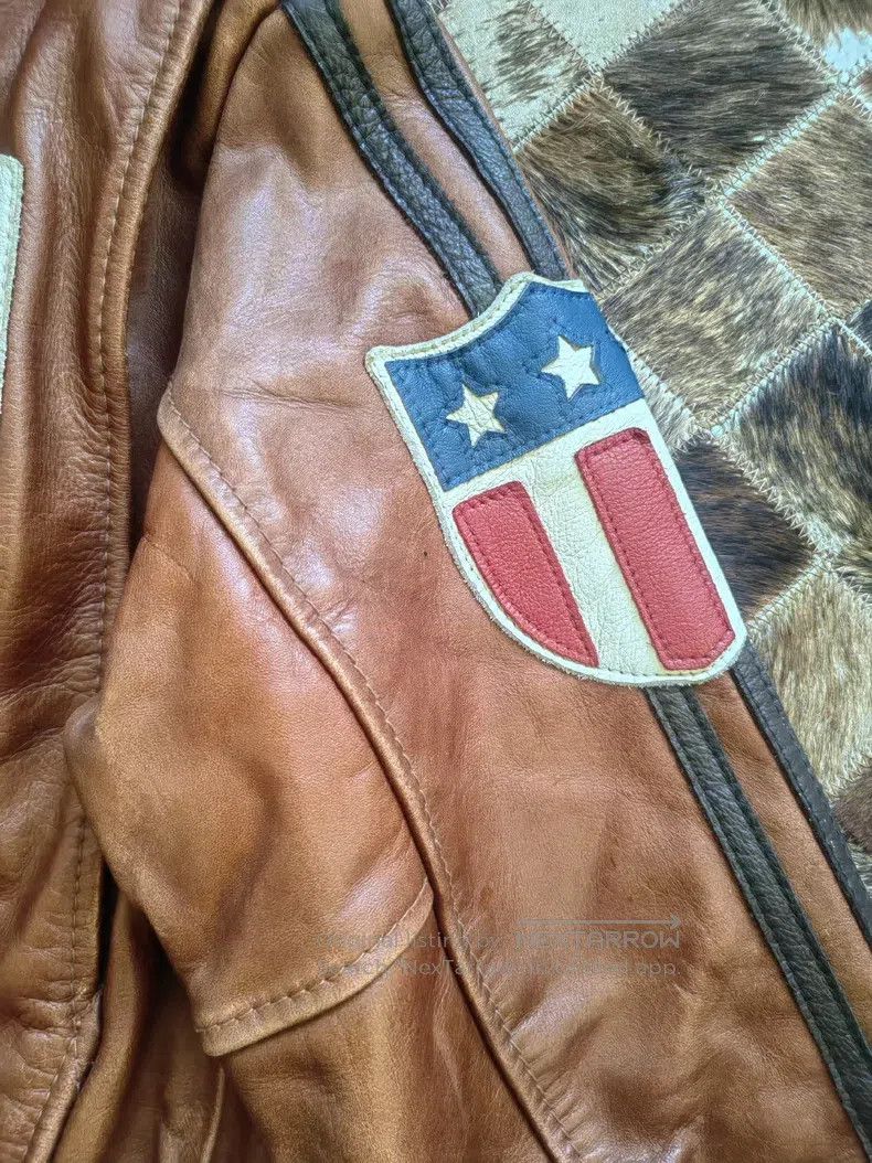 Schott Schott Classic cable-stayed nude cowhide Harley motorcycle Size US L / EU 52-54 / 3 - 3 Thumbnail