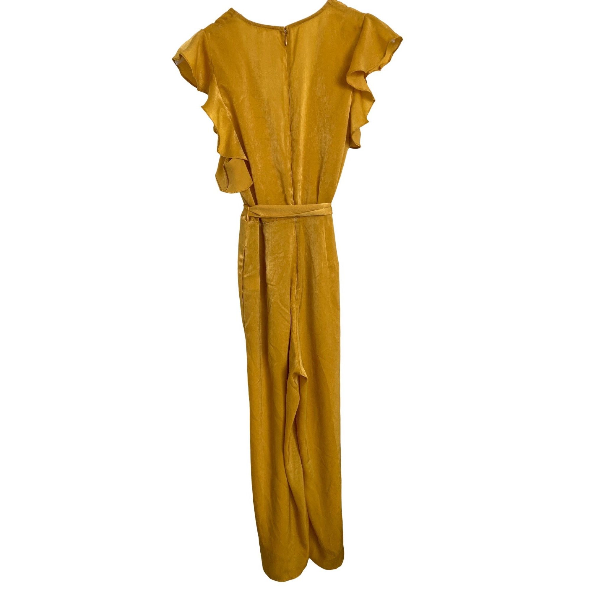 REVOLVE Tularosa Sunset Yellow Ruffle Sleeve Jumpsuit Size 27" / US 4 / IT 40 - 7 Thumbnail
