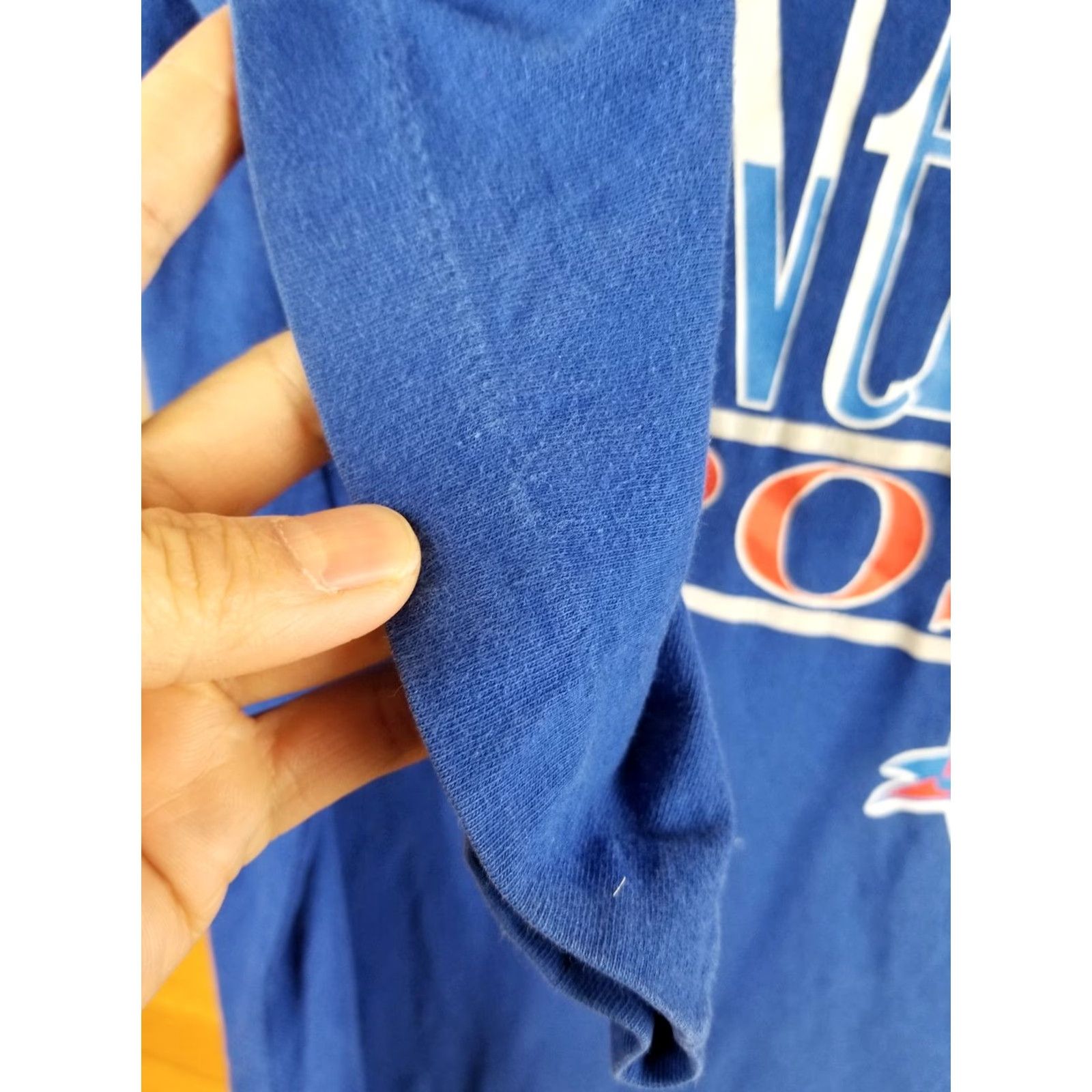 MLB VINTAGE Montreal Expos MLB Baseball T-Shirt SZ M Medium Blue Cotton Jersey Short Sleeve Round Neck Mens Boys Size US M / EU 48-50 / 2 - 5 Thumbnail