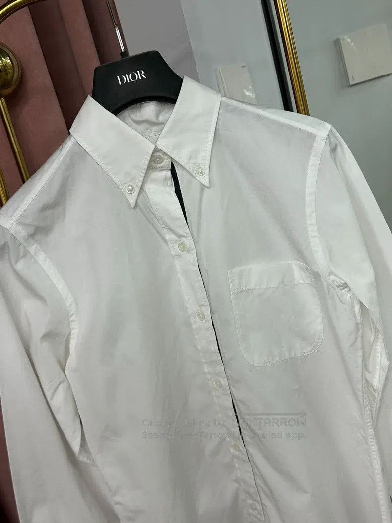 Thom Browne Thom Browne White Long Sleeve Shirt Size XS / US 0-2 / IT 36-38 - 3 Thumbnail