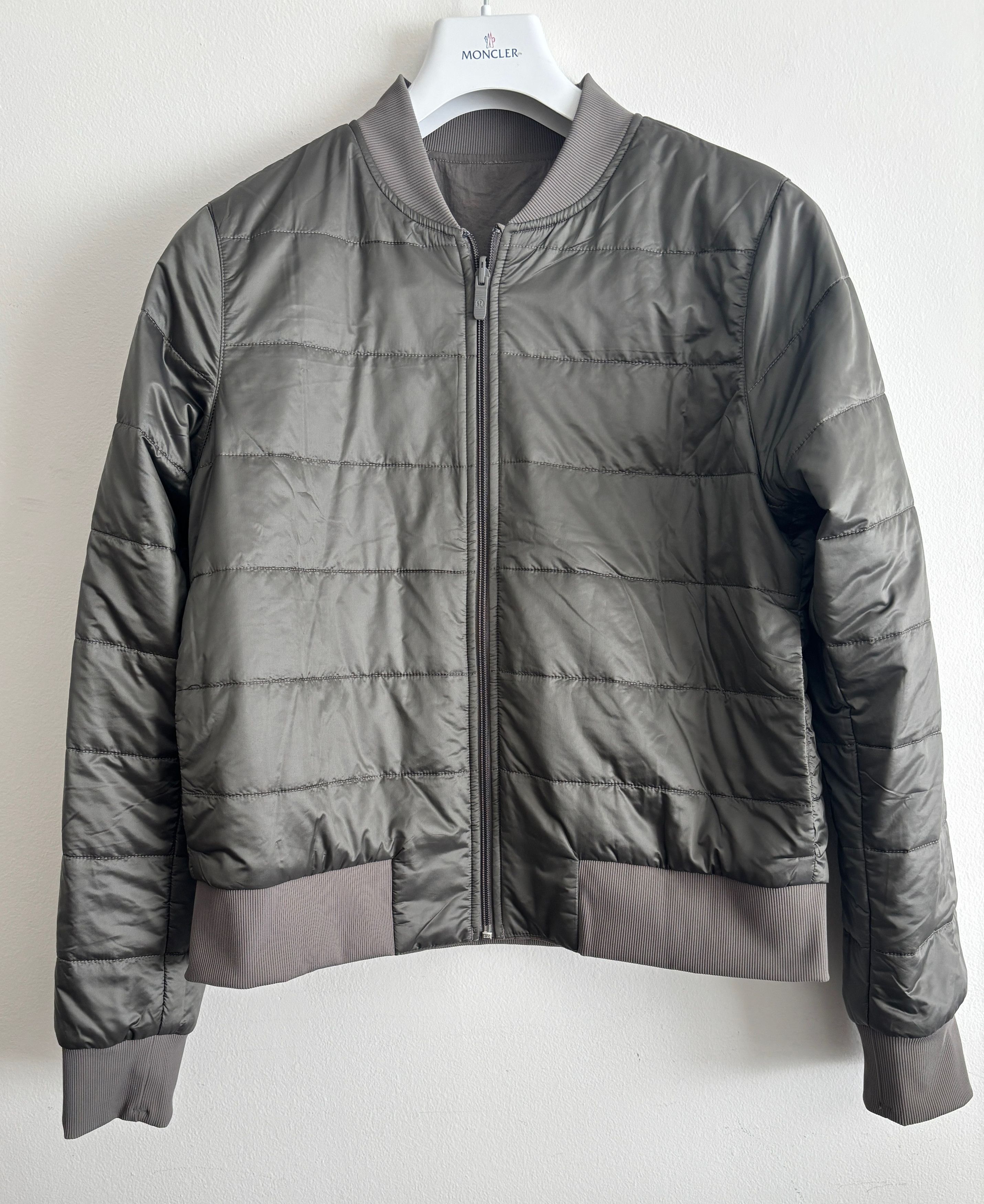 Lululemon Non-stop Bomber Reversible Jacket Olive / Taupe M - L Size M / US 6-8 / IT 42-44 - 7 Thumbnail