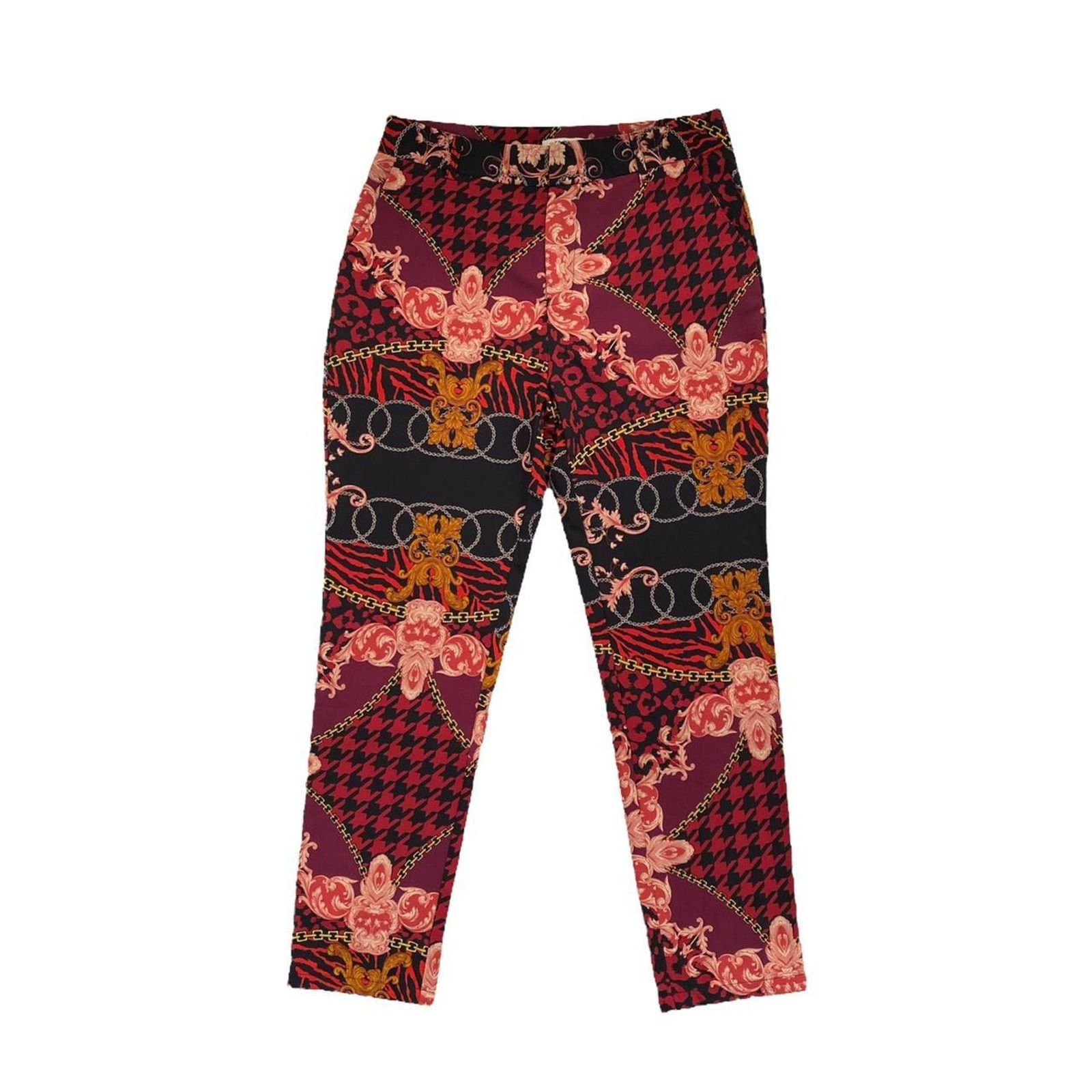 Other Ivivi Patchwork Animal Houndstooth Pants Size Medium (UK 12) Size 31" - 1 Thumbnail
