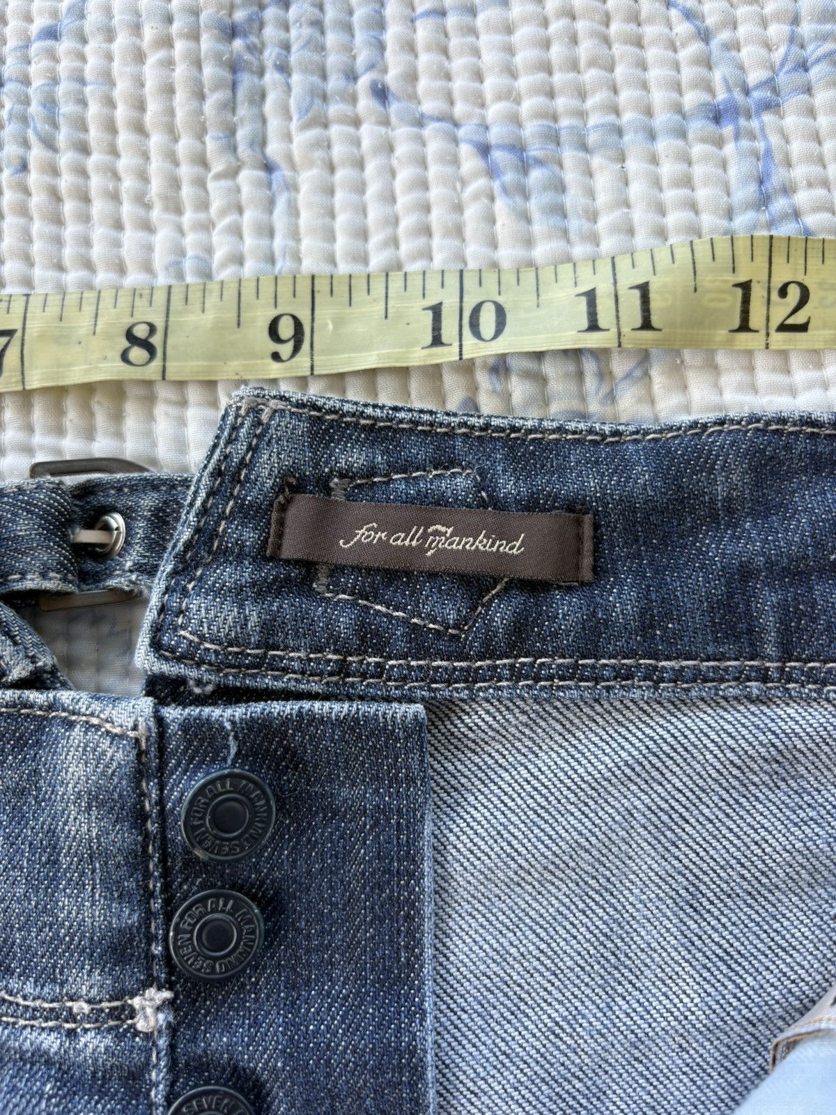 Other Seven For All Mankind Buckle Detail Bootcut Flare Rare Size US 29 - 14 Thumbnail