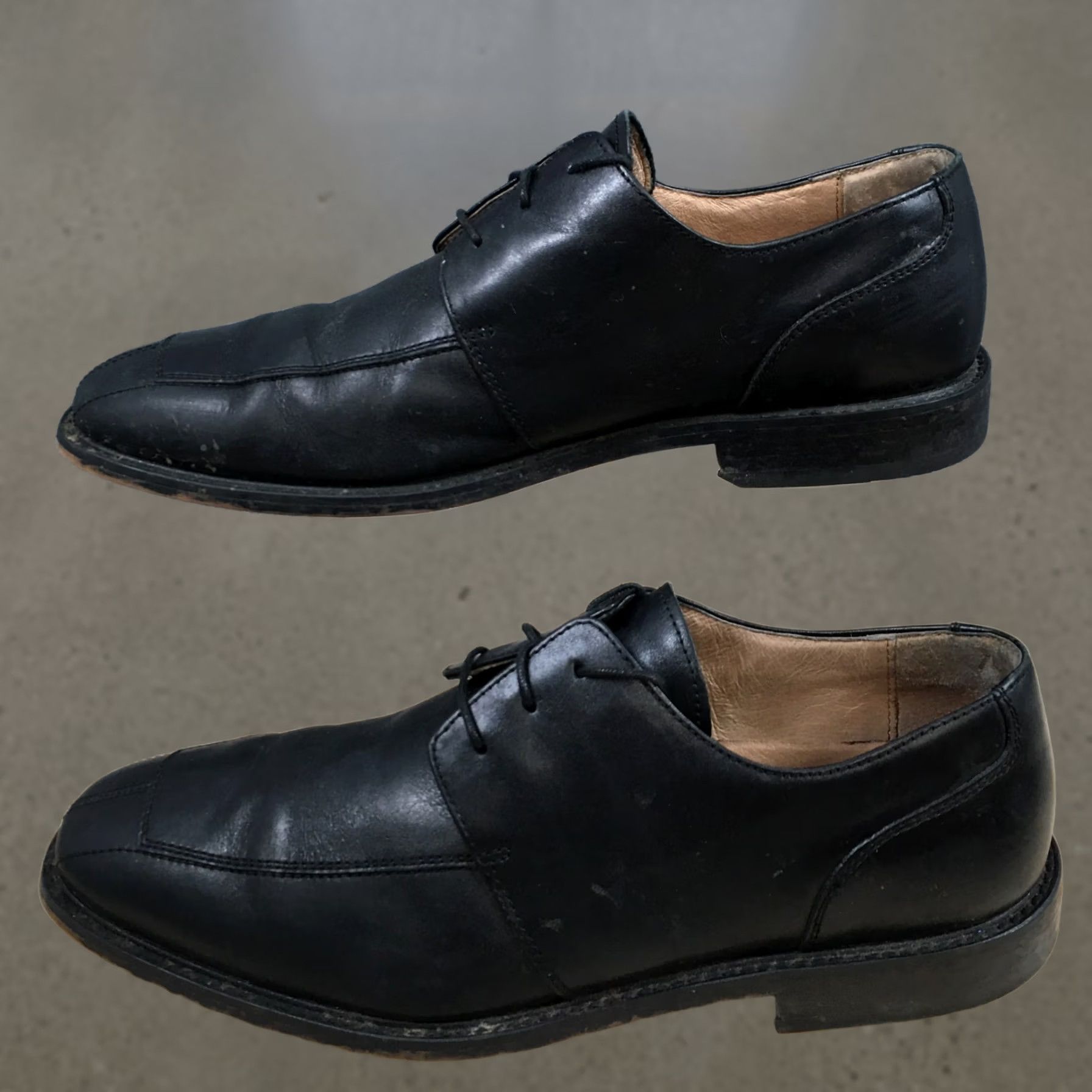 Florsheim Ashlin Oxford Shoes Black Leather Dress Lace Up 11175-001 11 D Mens, Men's