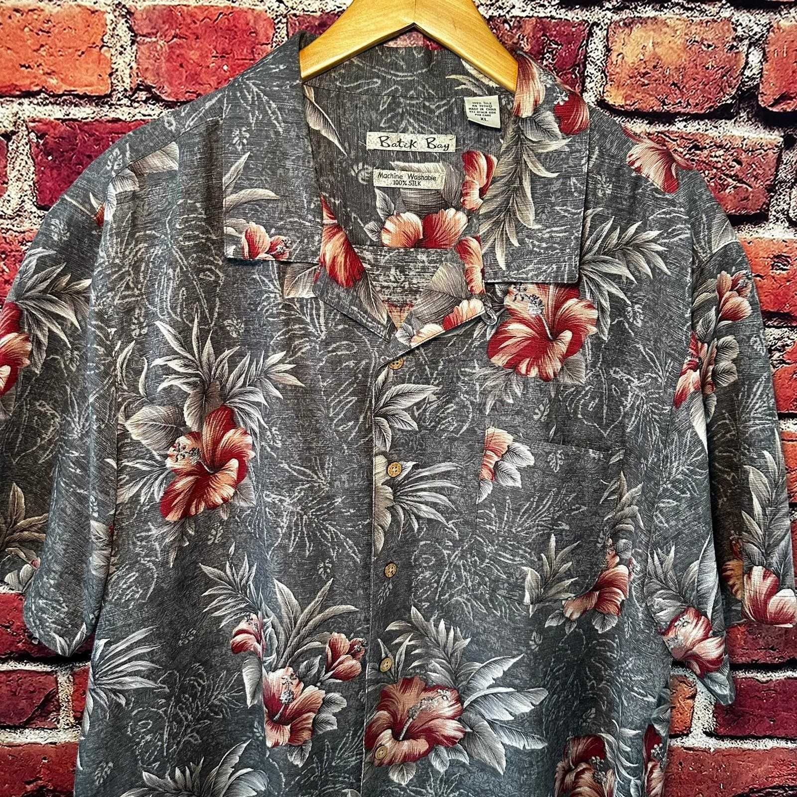 Batik Bay batik bay Hawaiian button-down short sleeve Size US XL / EU 56 / 4 - 2 Thumbnail