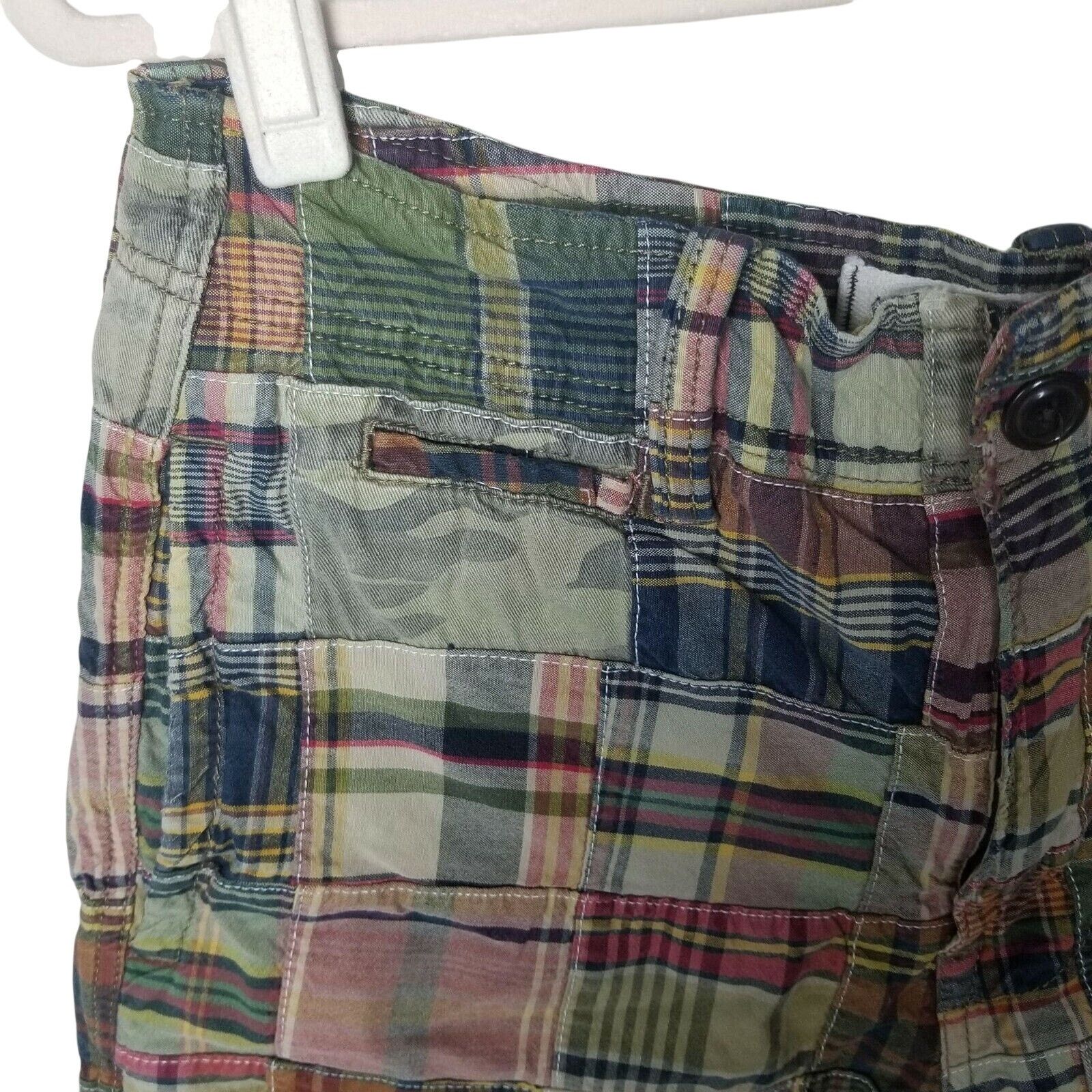 American Eagle Outfitters American Eagle Mens Madras Plaid Patchwork Shorts Size 32 Size US 32 / EU 48 - 4 Thumbnail