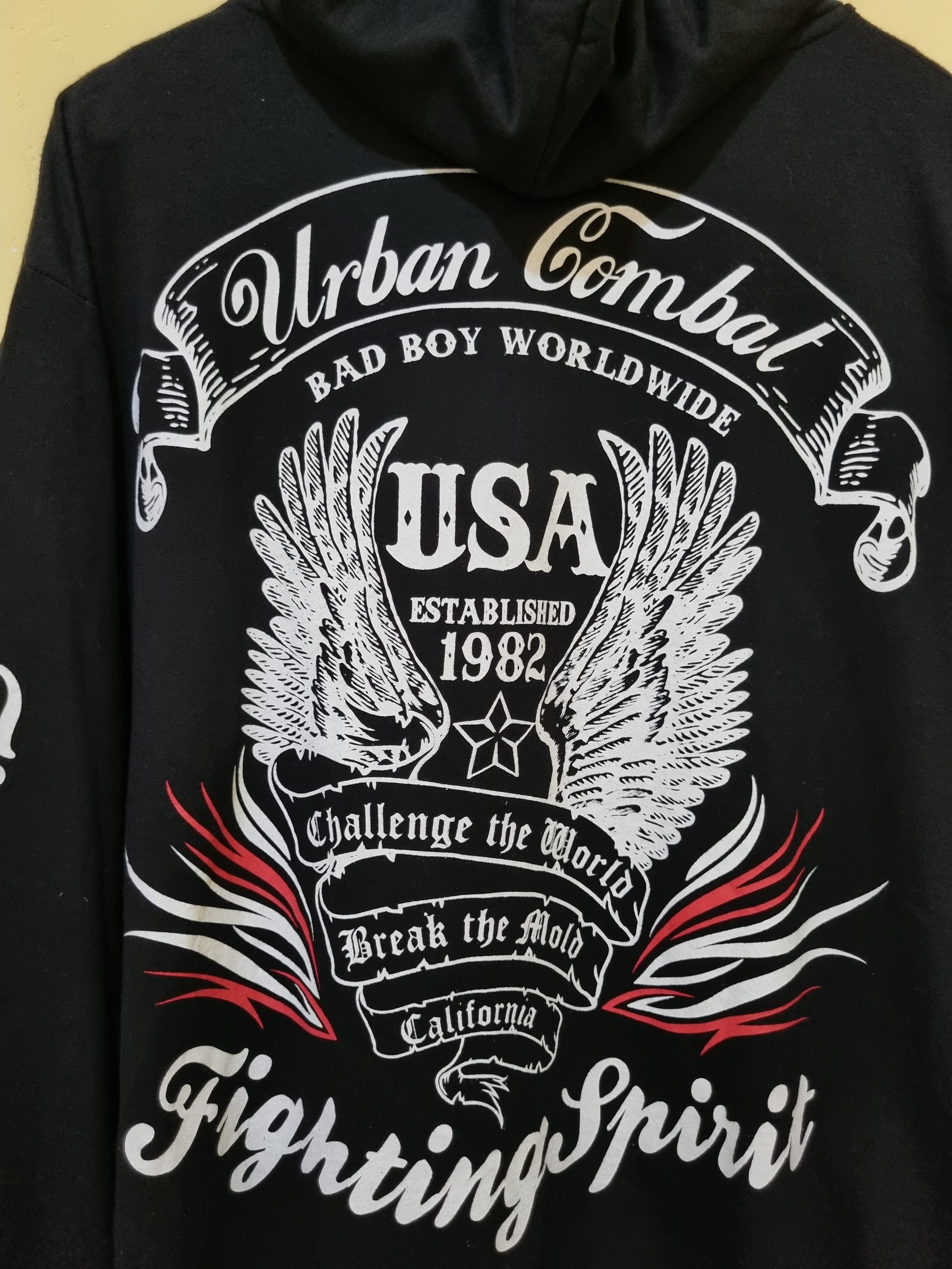 Vintage Y2K Bad boy Fighting Spirit Hoodie Zipper Size US XXL / EU 58 / 5 - 10 Thumbnail