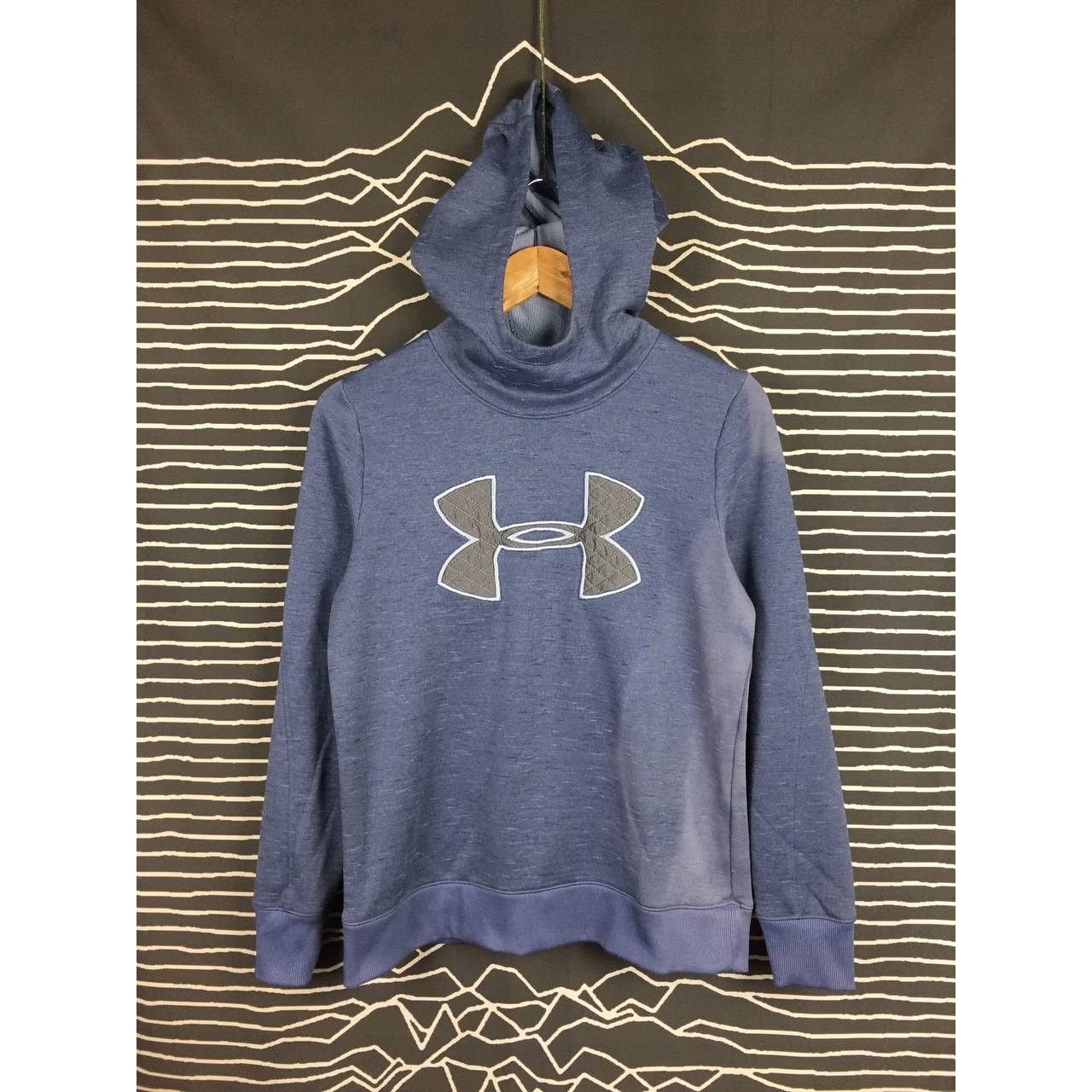 Under Armour × Vintage Under Armour Storm ColdGear Big Logo Pullover Hoodie Size US S / EU 44-46 / 1 - 3 Thumbnail