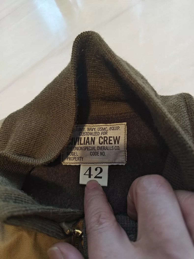 Freewheelers freewheelers 70th TANK Thermal Wool Neri Tank Jacket 2504-N Size US XS / EU 42 / 0 - 6 Thumbnail