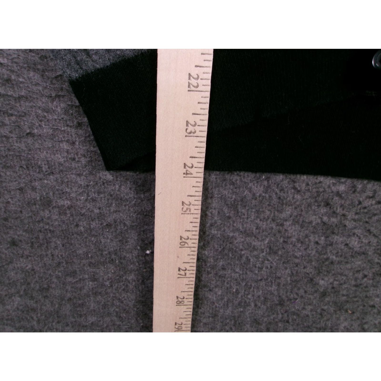 Vintage Joe Fresh Cardigan Womens M Gray Black Striped V Neck Button Front Sweater Size M / US 6-8 / IT 42-44 - 5 Thumbnail