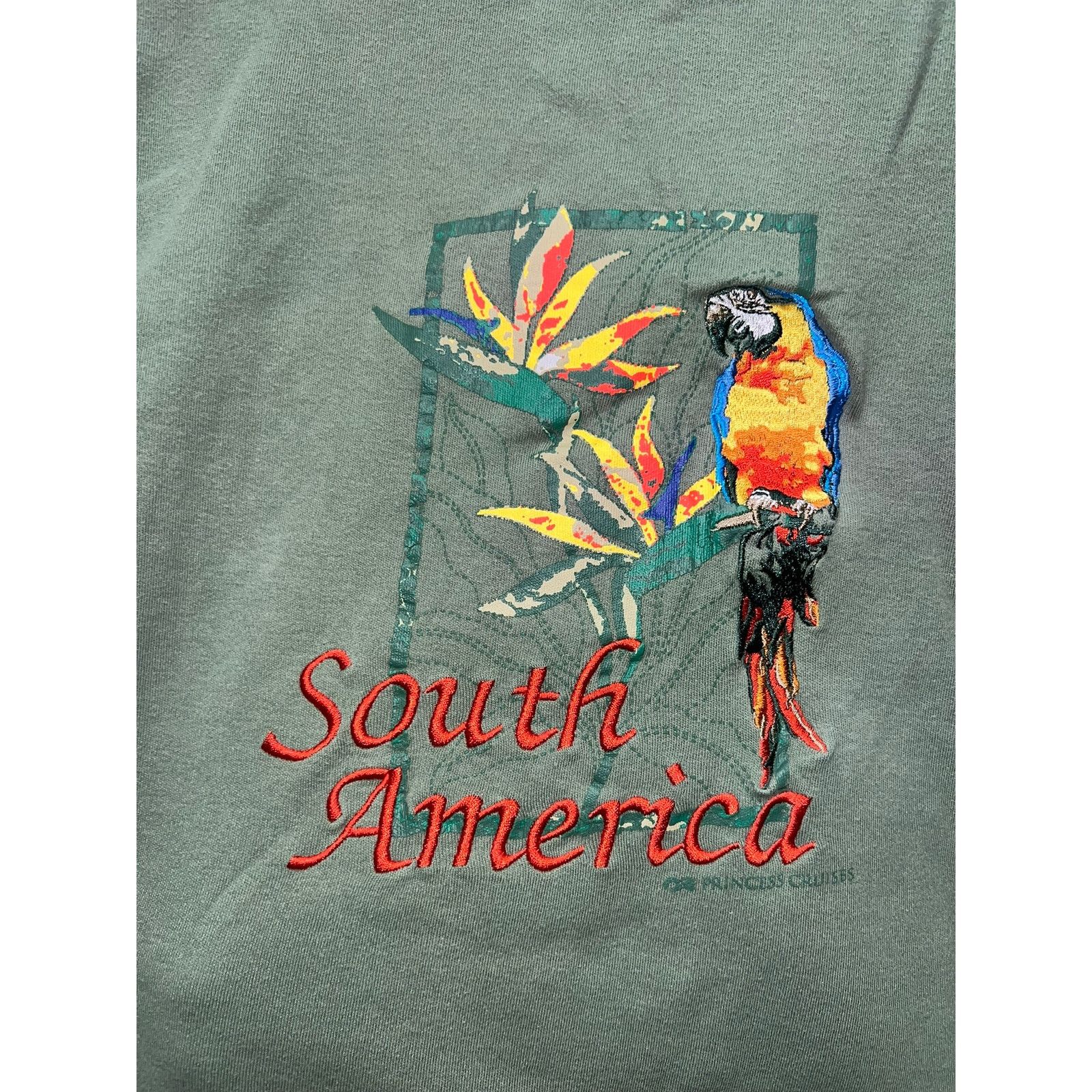 Vintage Princess Cruises Parrot Shirt South America Bird Tee 2XL XXL Size US XXL / EU 58 / 5 - 6 Thumbnail