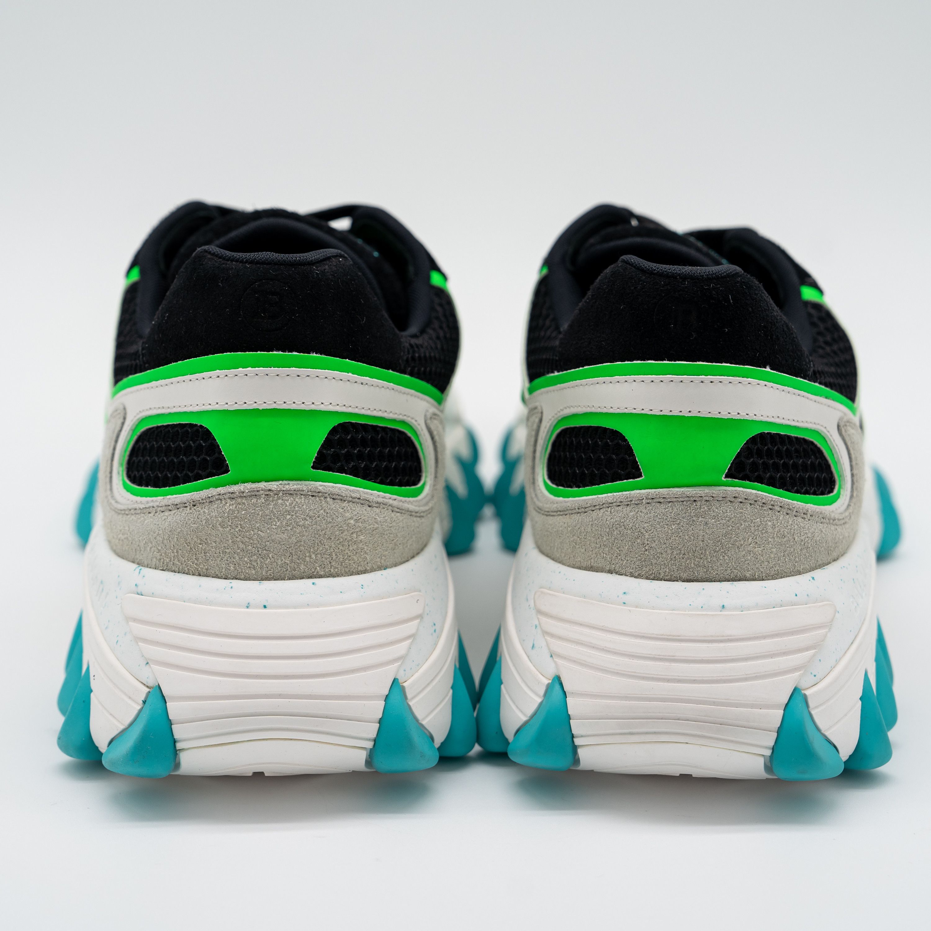 Balmain 46 13 US Balmain B-East White Black Green Blue Sneakers Size US 13 / EU 46 - 5 Thumbnail